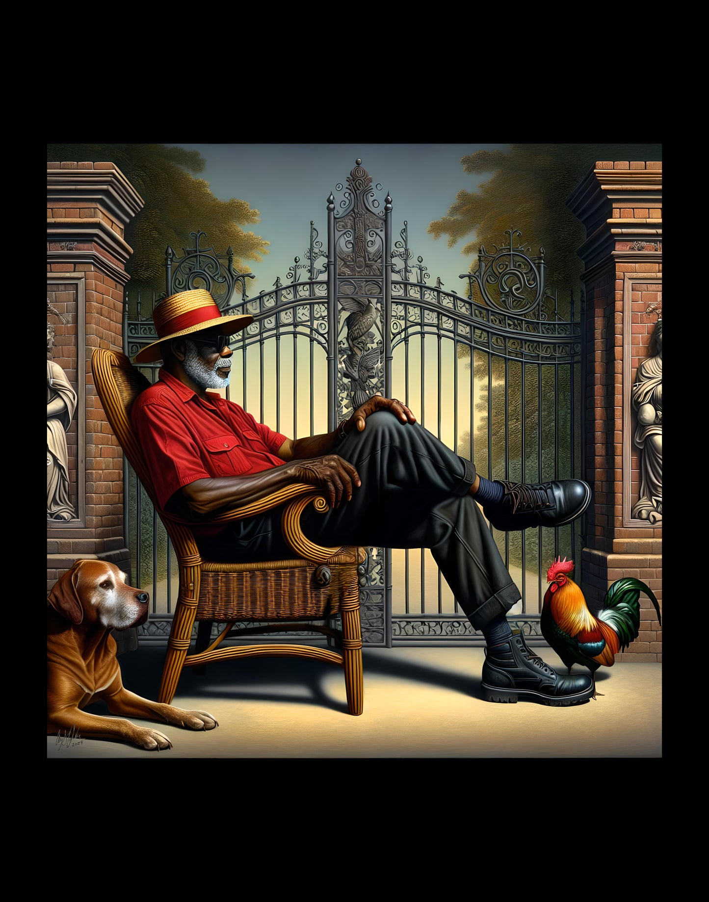 Papa Legba at the Gates 01 Digital Artwork