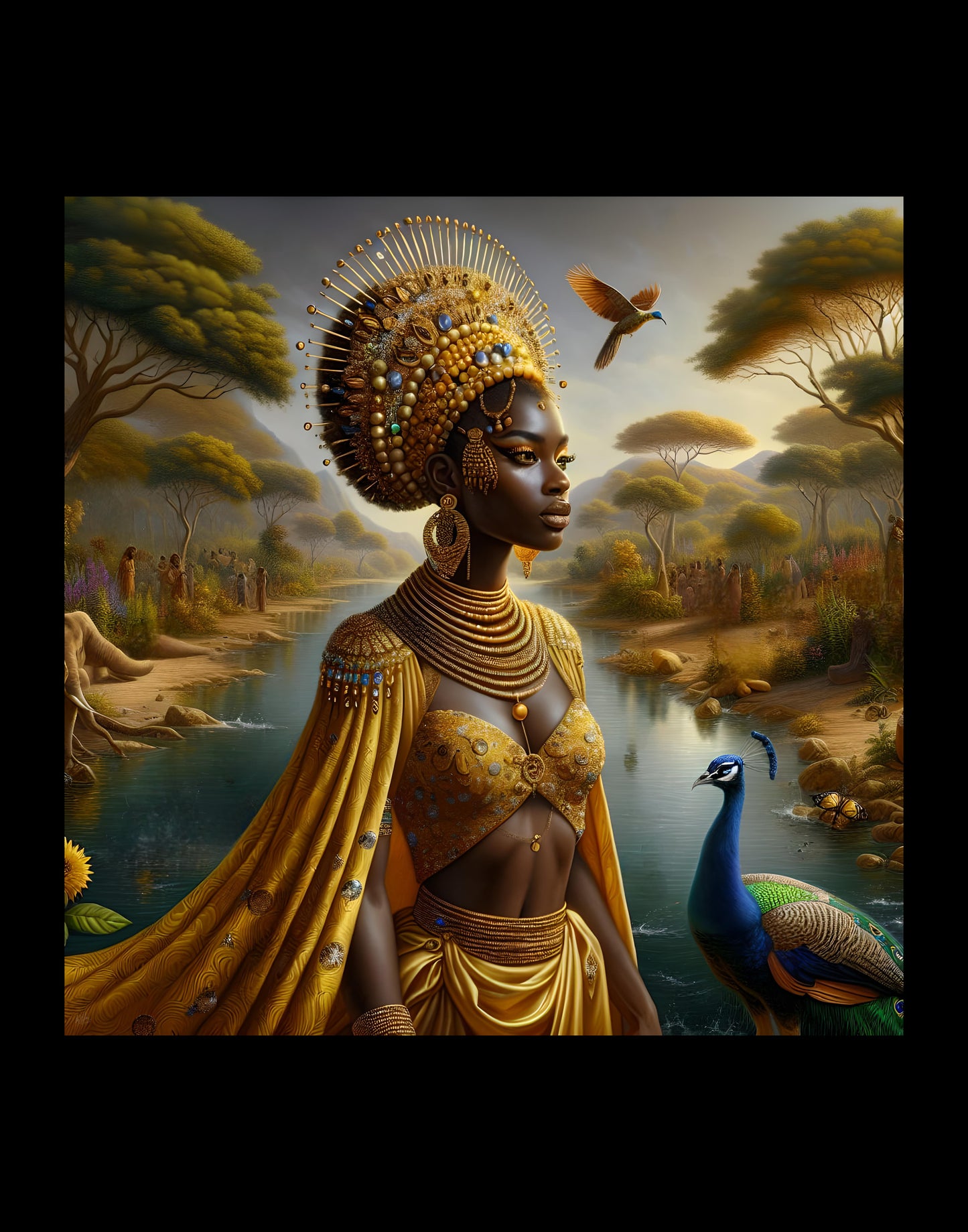 Oshun Digital Artwork