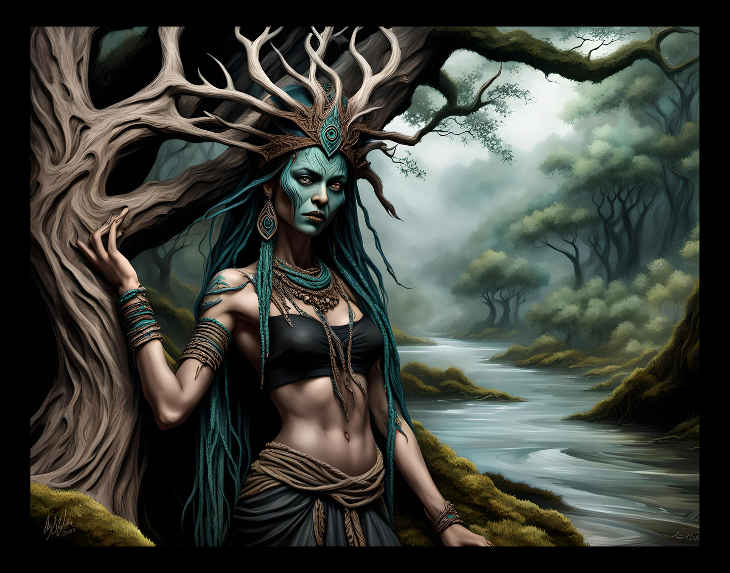Woods Witch - Digital Artwork