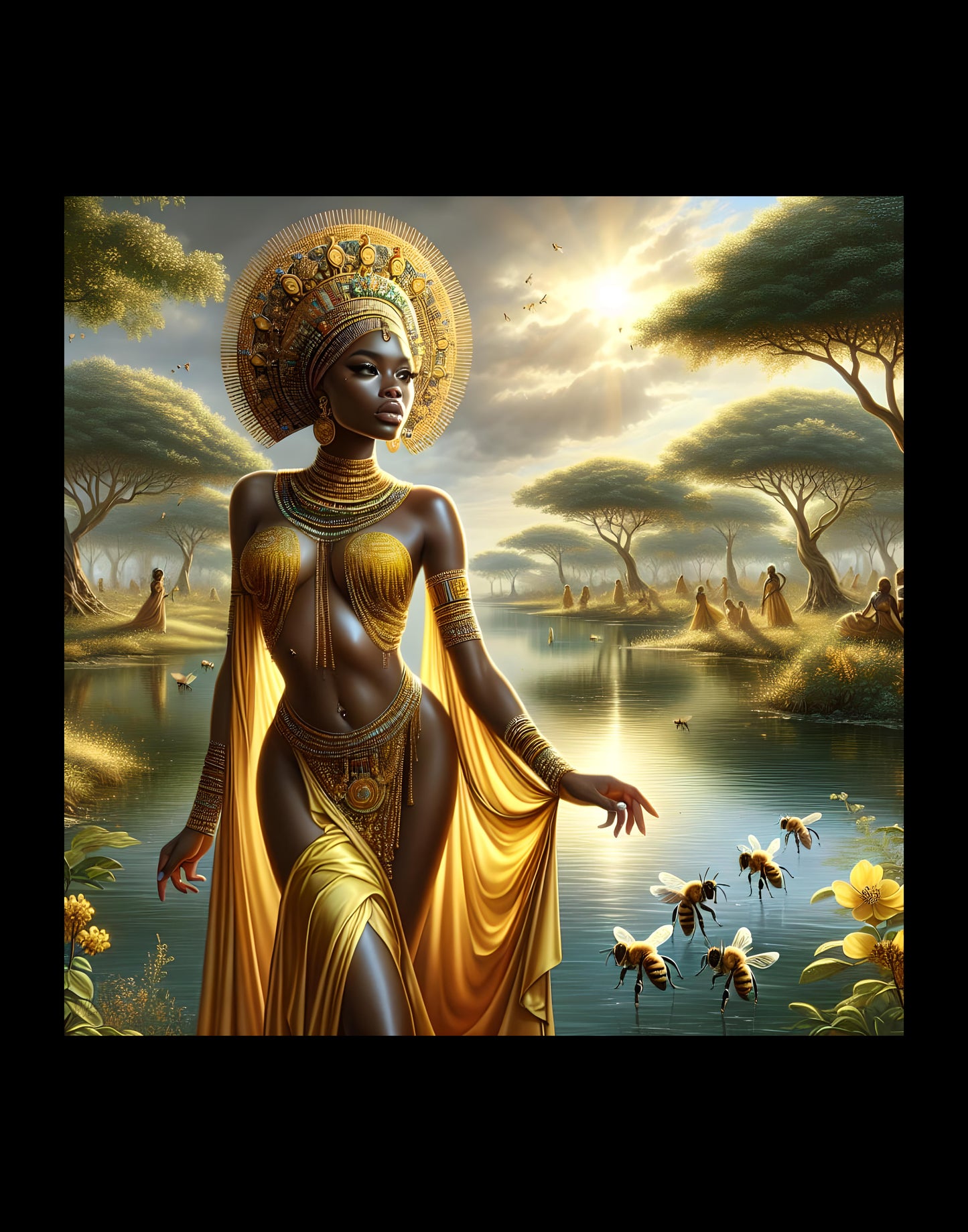 Oshun Digital Artwork