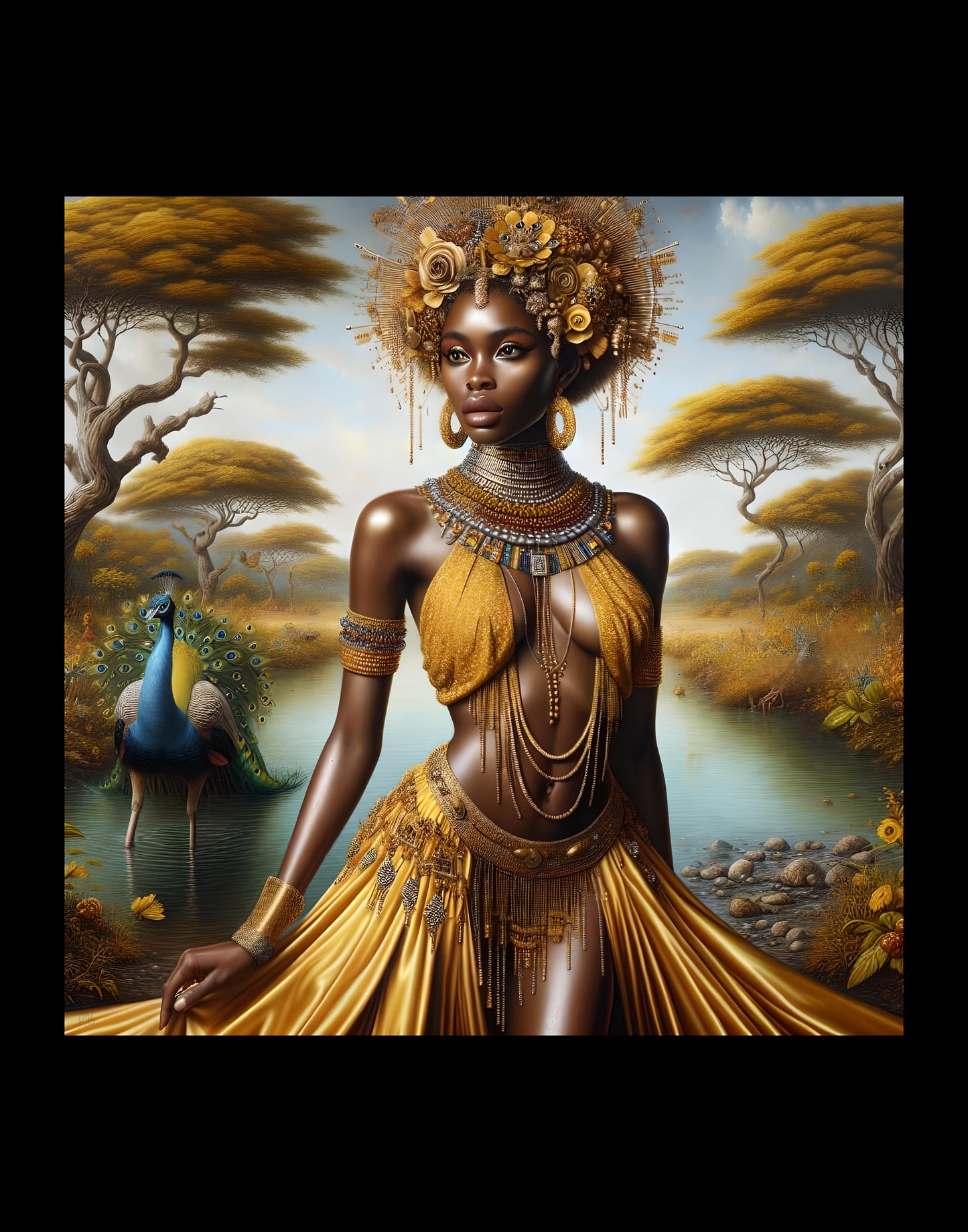 Oshun Digital Artwork