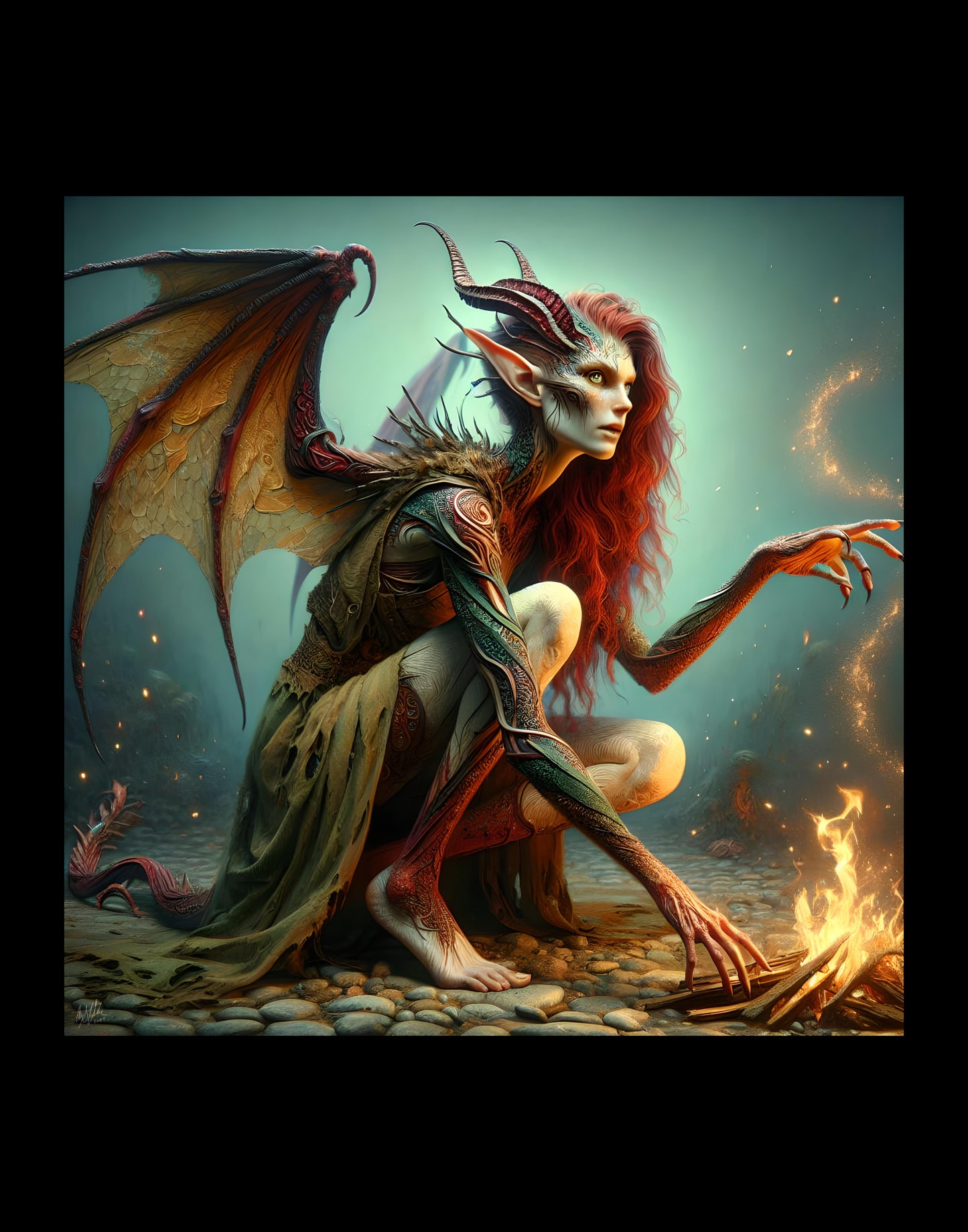 Dragonkin 01 - Digital Artwork