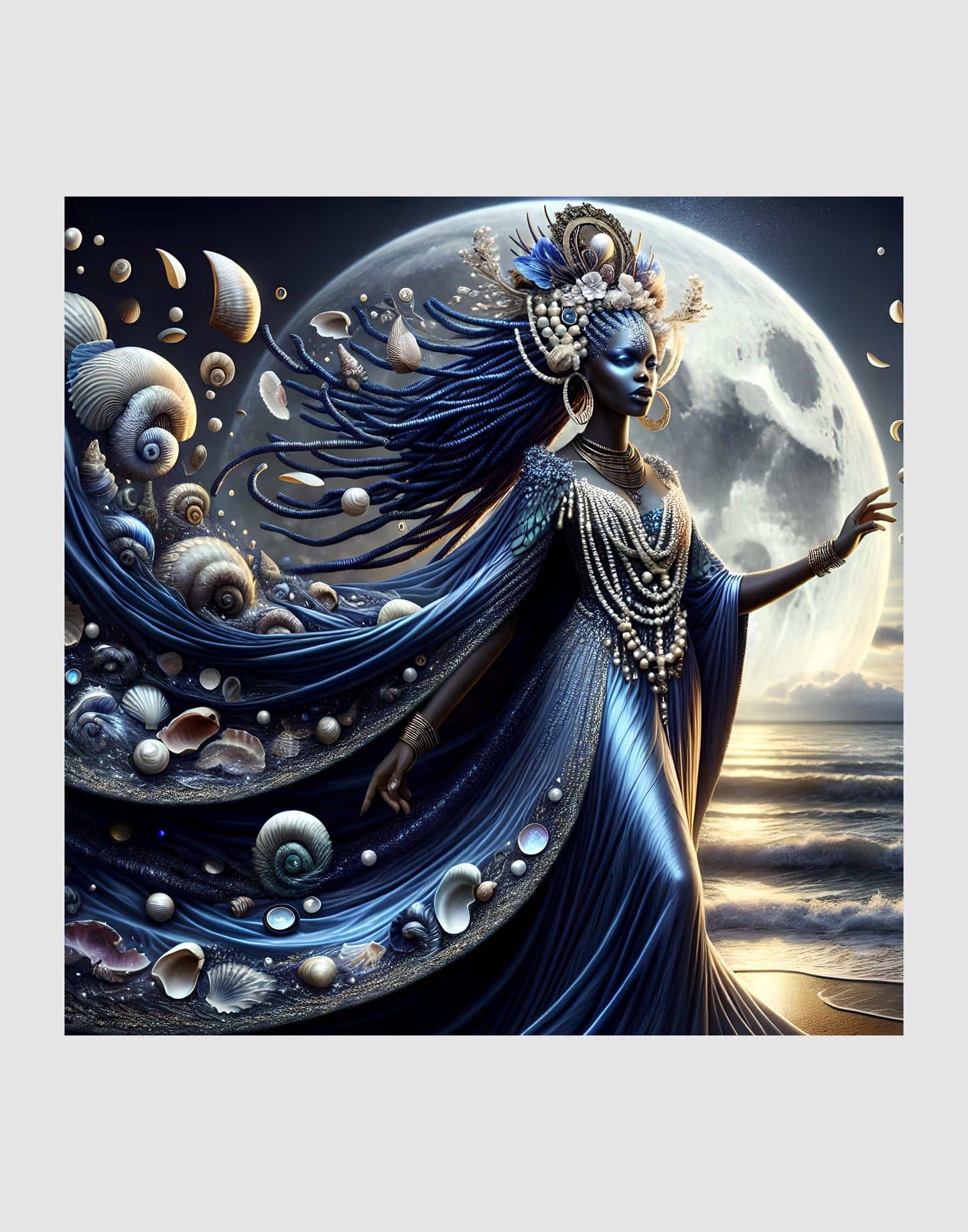 Yemaya Digital Artwork