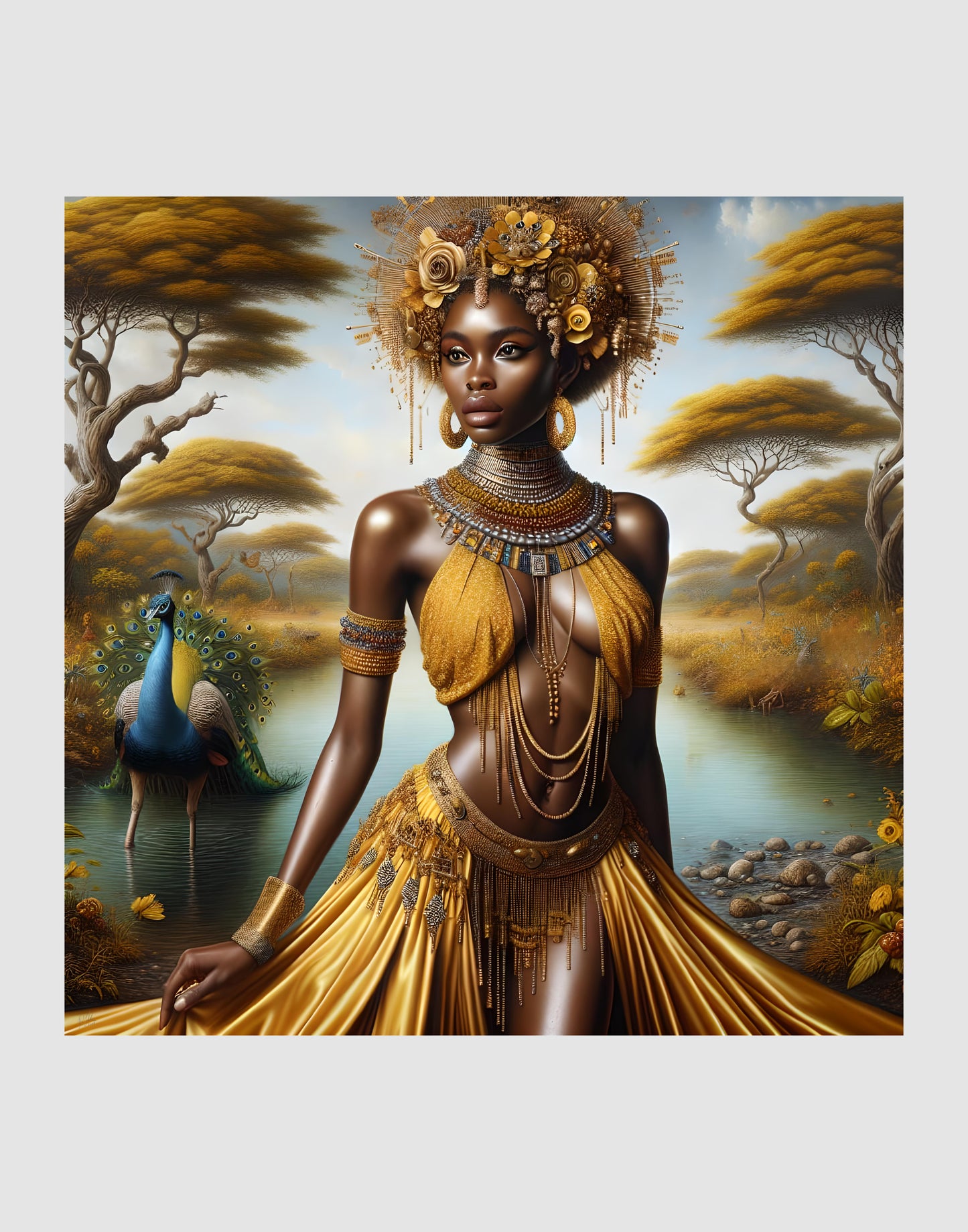 Oshun Digital Artwork