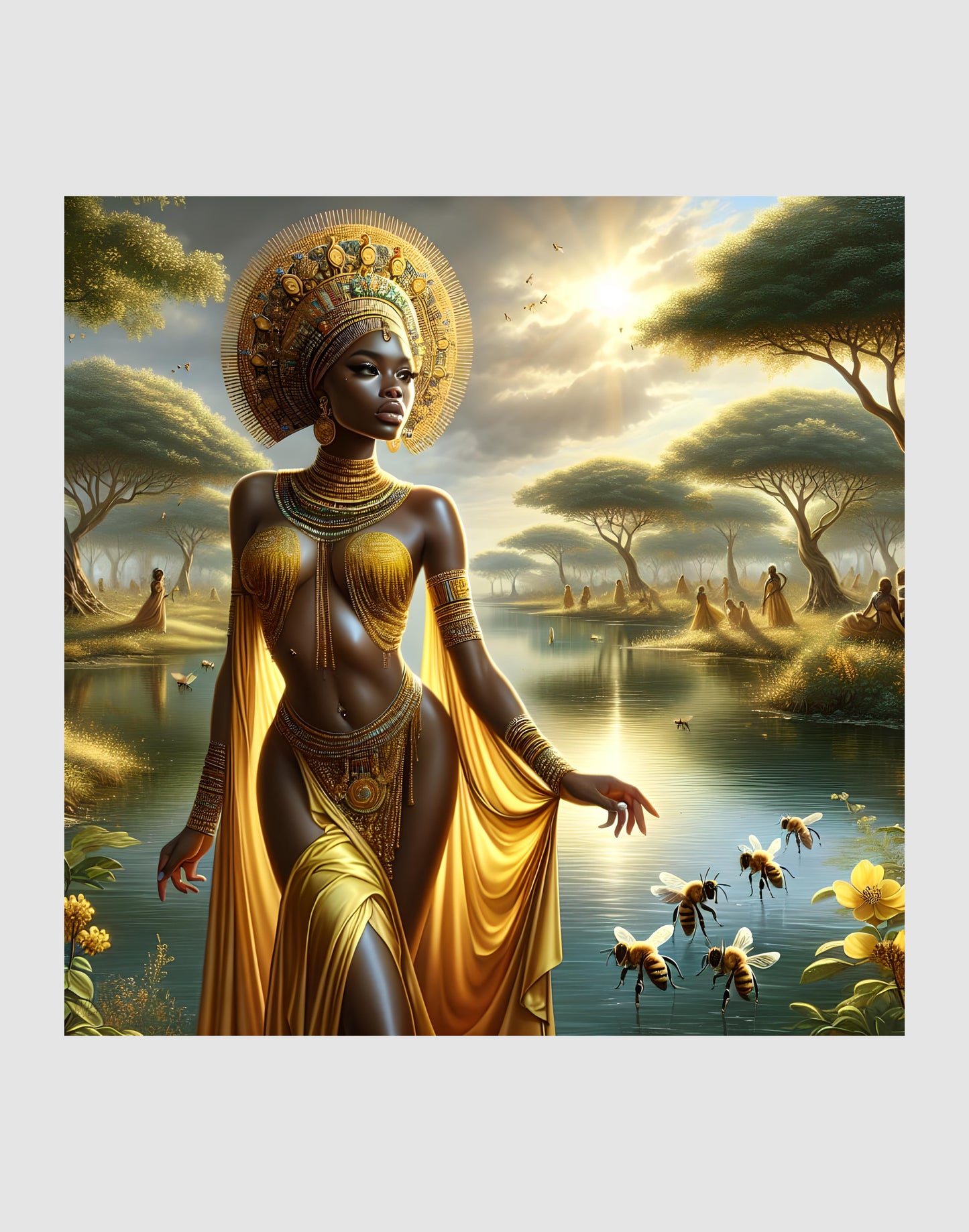 Oshun Digital Artwork