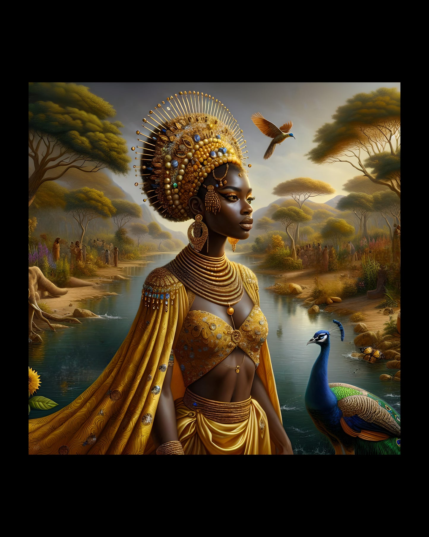 Oshun Digital Artwork