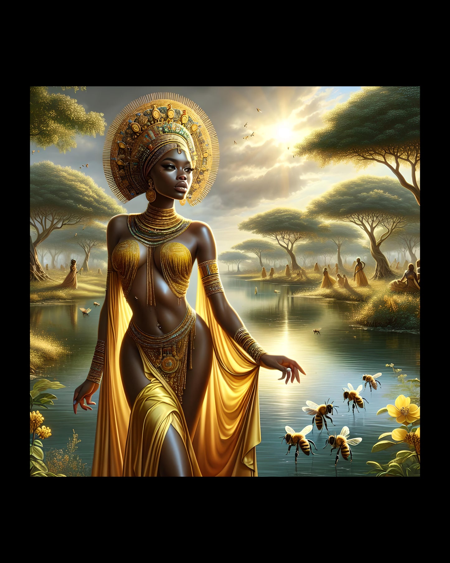 Oshun Digital Artwork