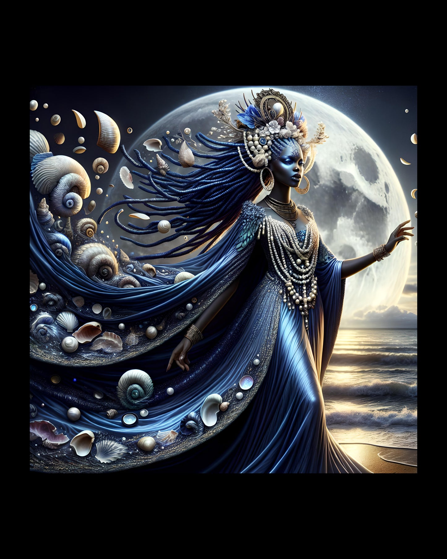 Yemaya Digital Artwork