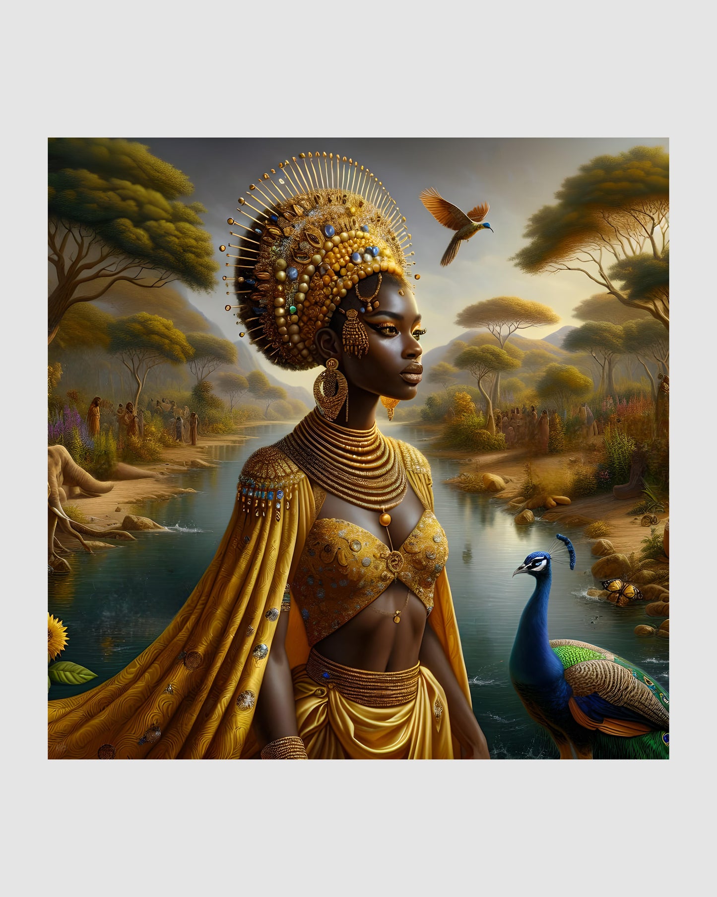 Oshun Digital Artwork