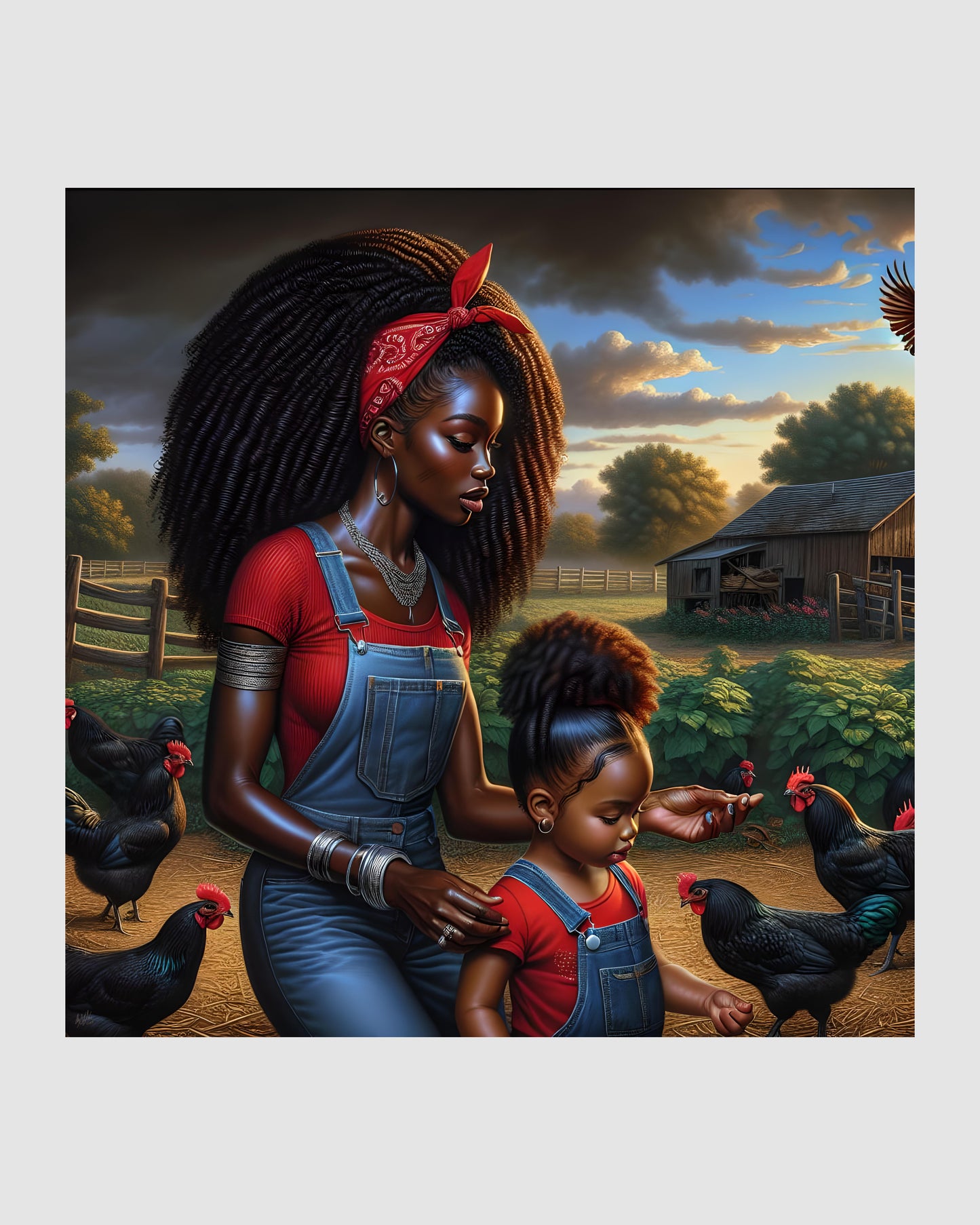 Erzulie Dantor and Anais Digital Artwork