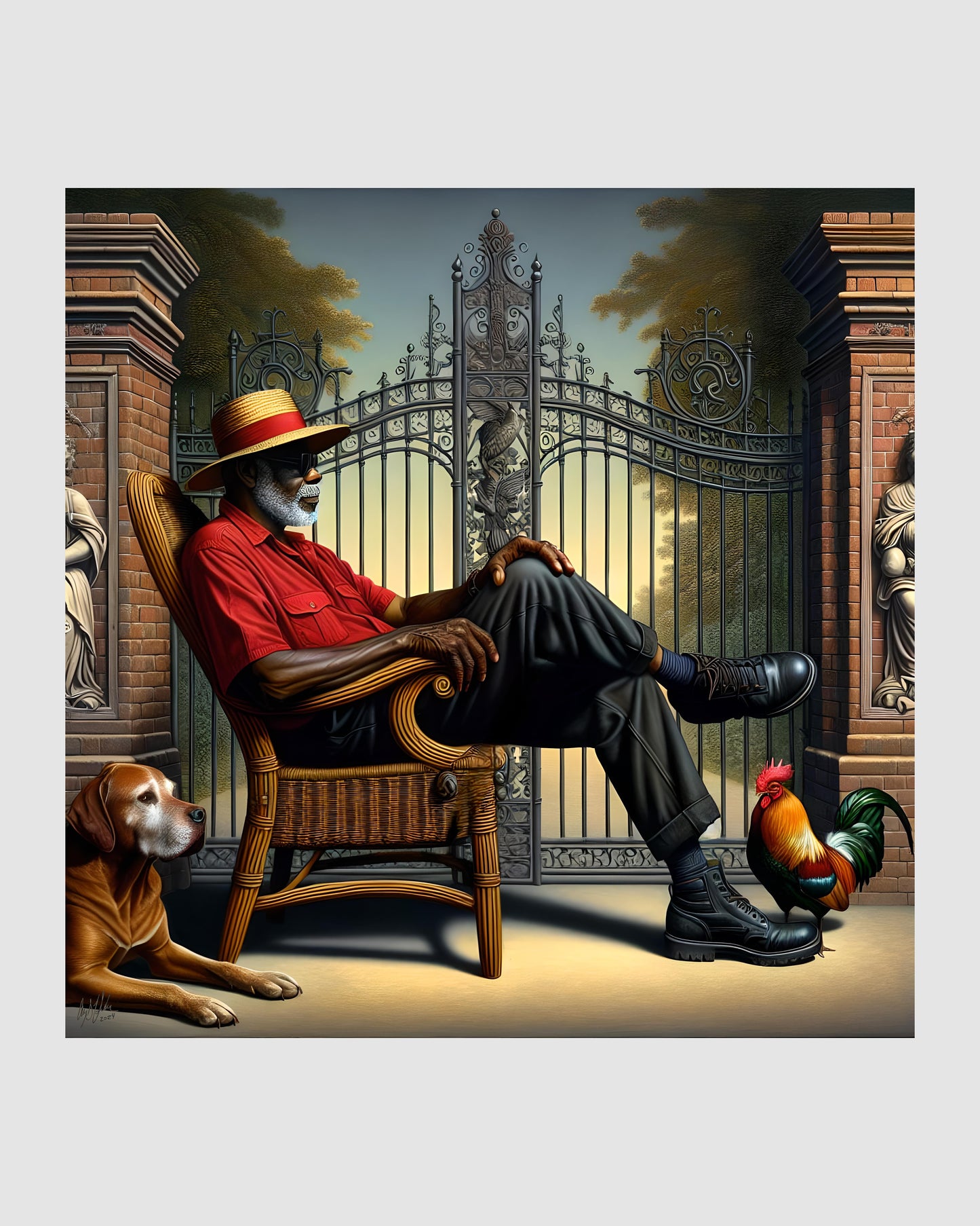 Papa Legba at the Gates 01 Digital Artwork
