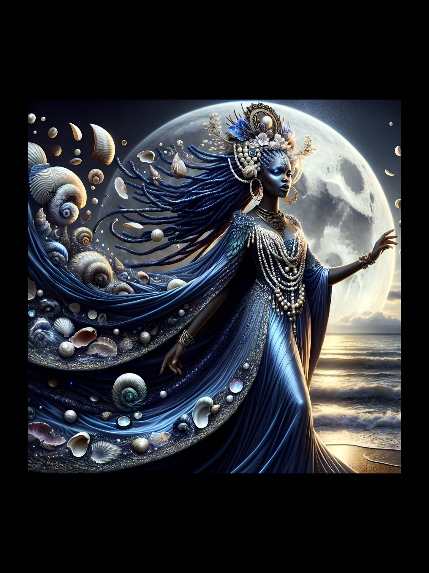 Yemaya Digital Artwork