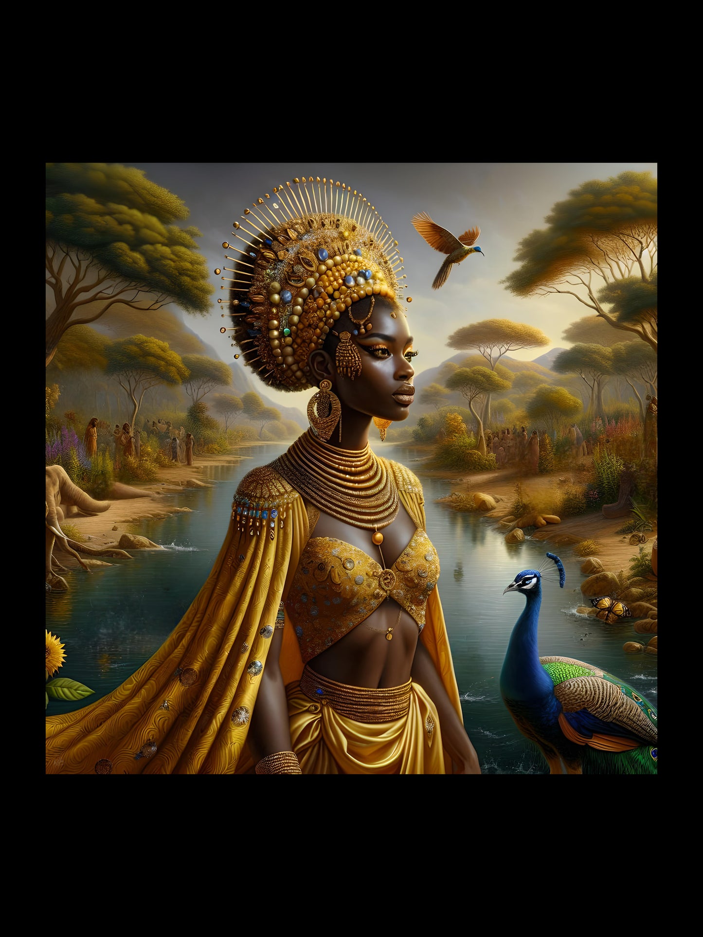 Oshun Digital Artwork