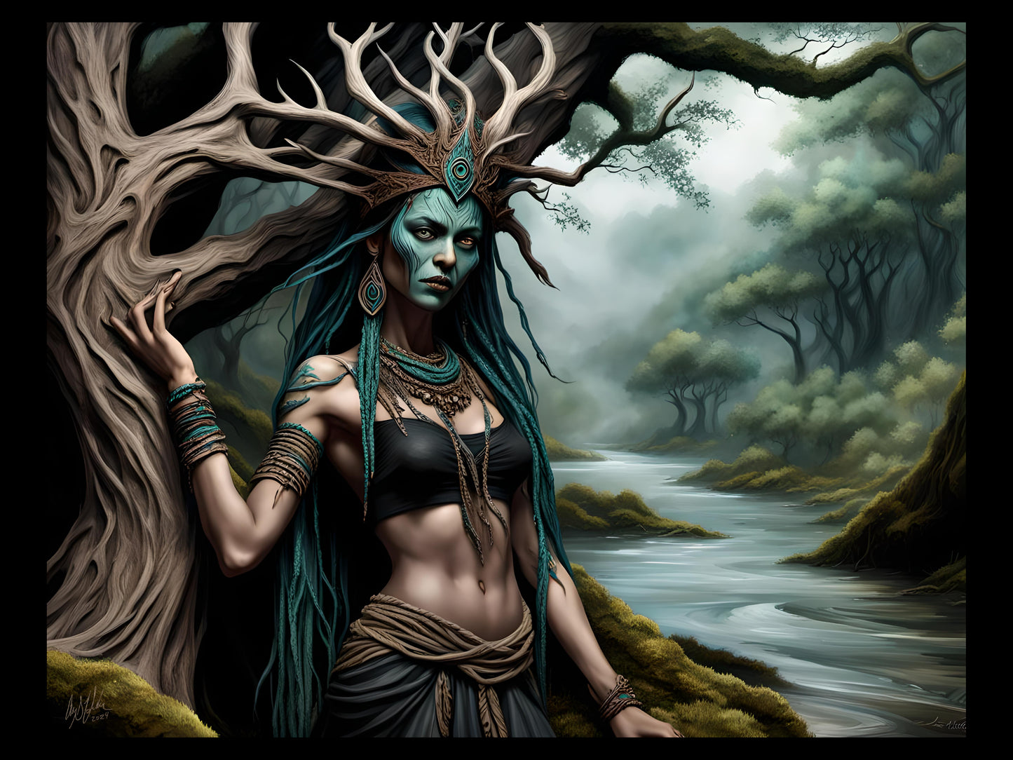 Woods Witch - Digital Artwork