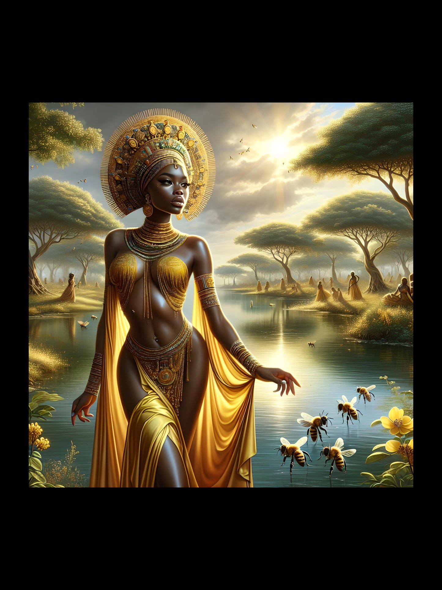 Oshun Digital Artwork