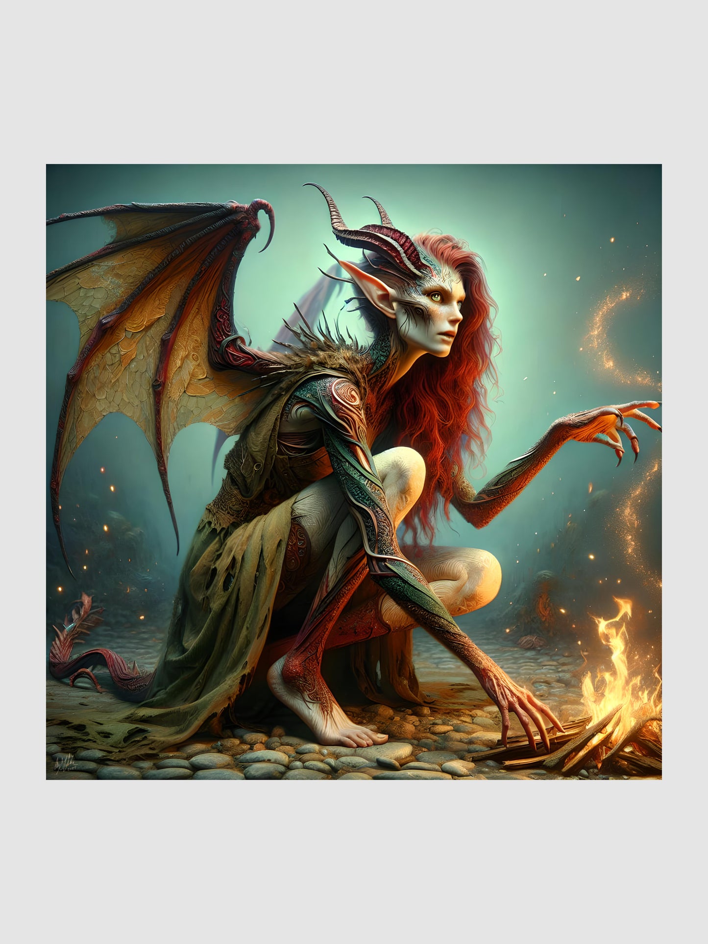 Dragonkin 01 - Digital Artwork