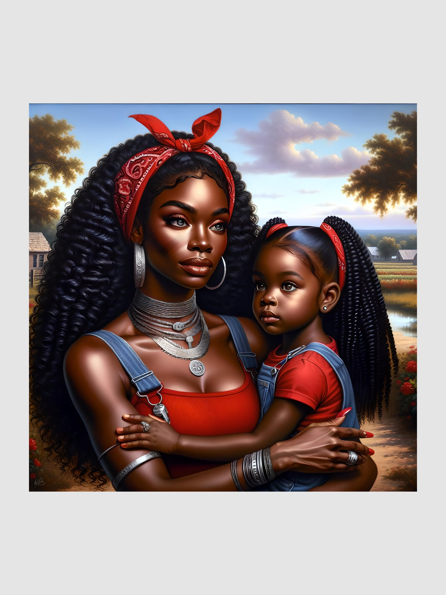Erzulie Dantor and Anais Digital Artwork