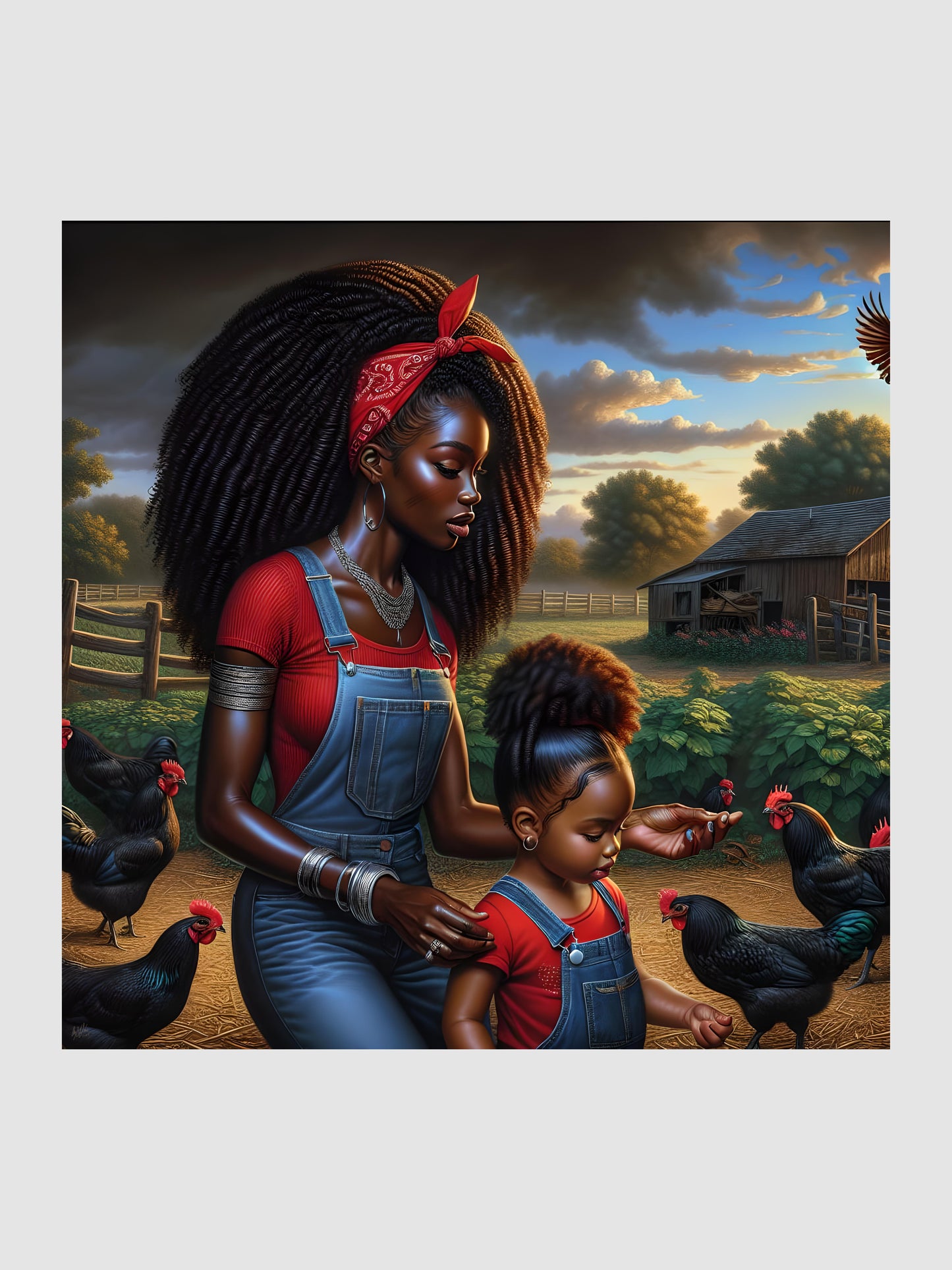 Erzulie Dantor and Anais Digital Artwork