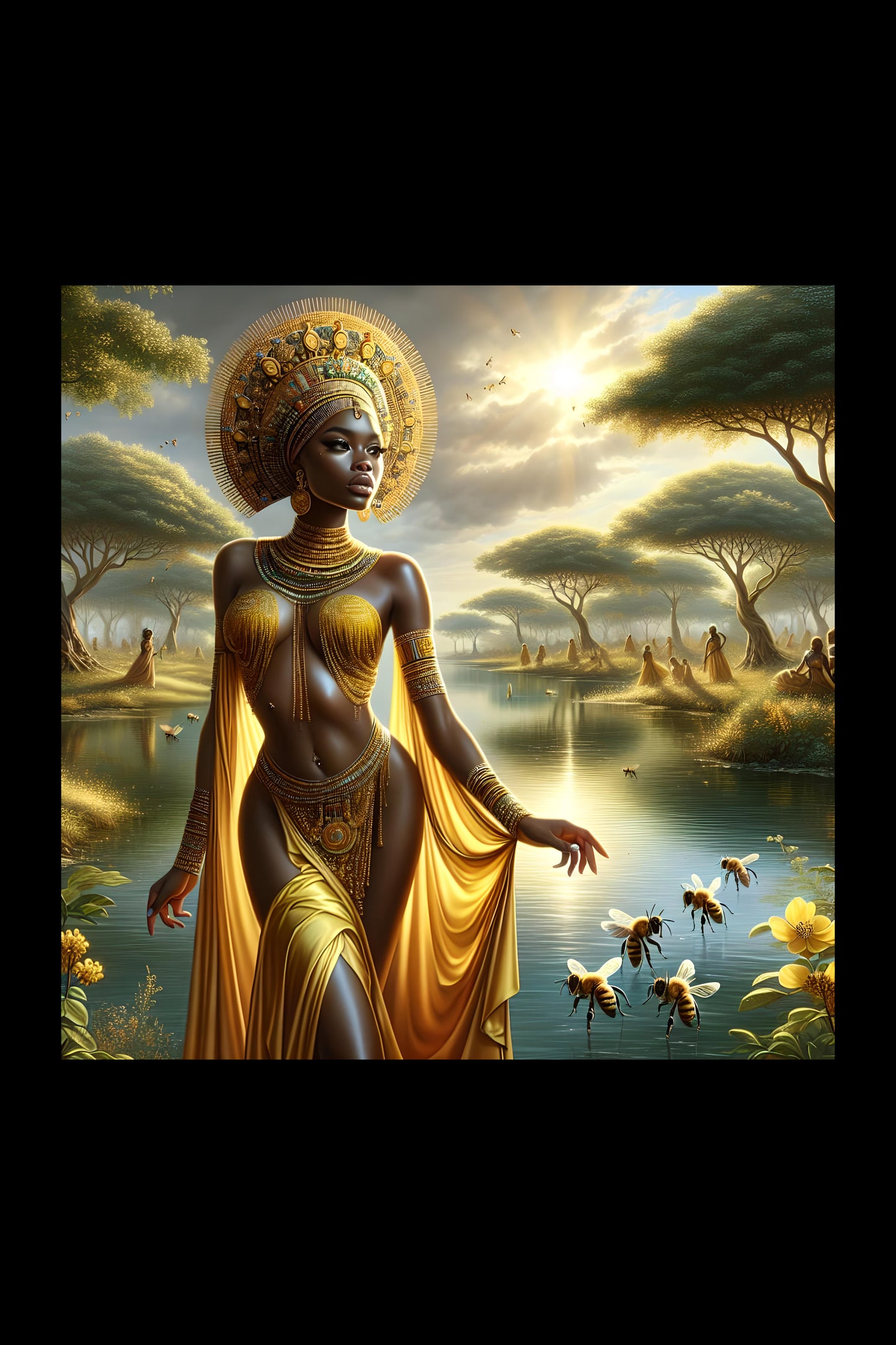 Oshun Digital Artwork