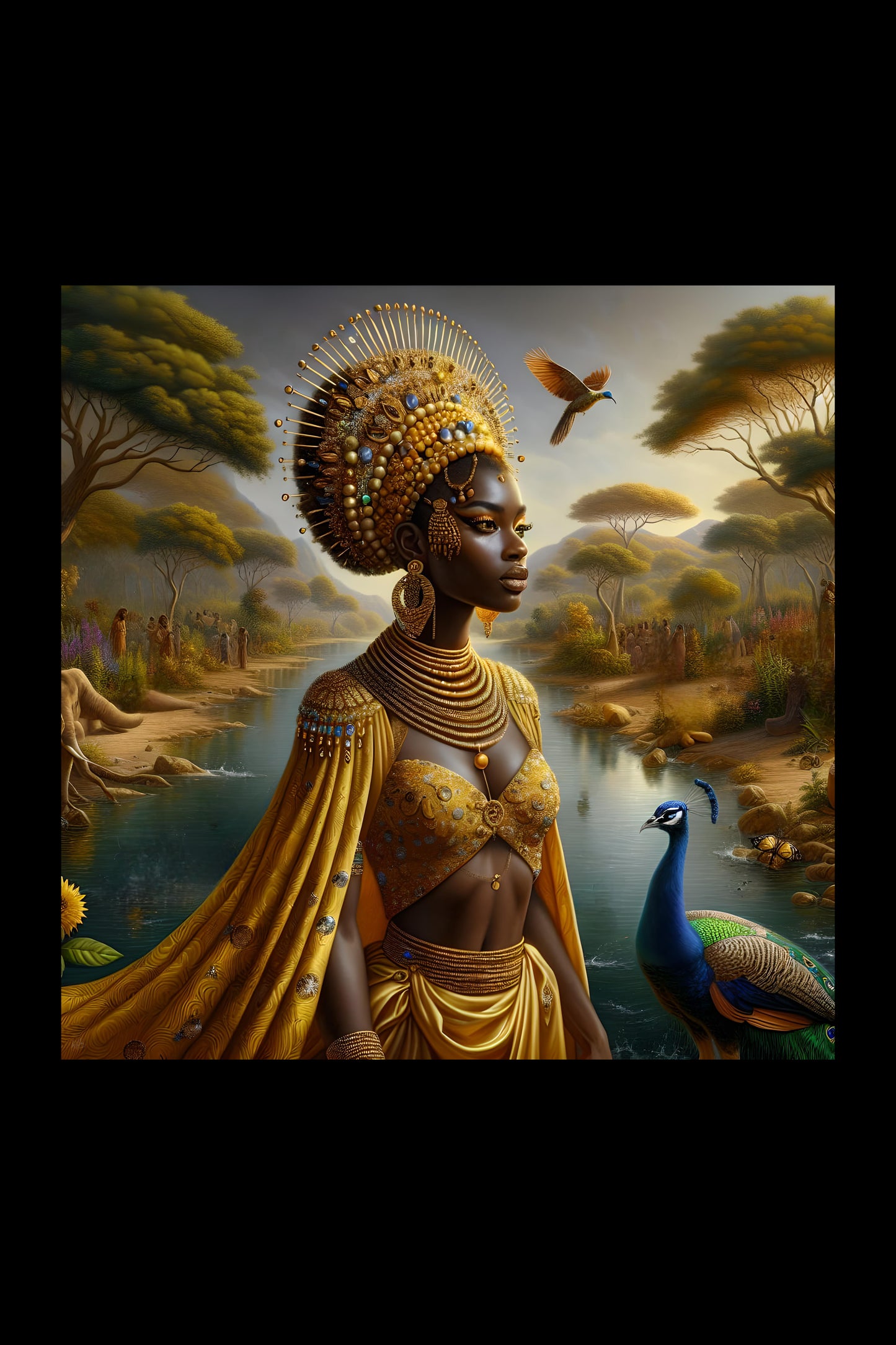 Oshun Digital Artwork