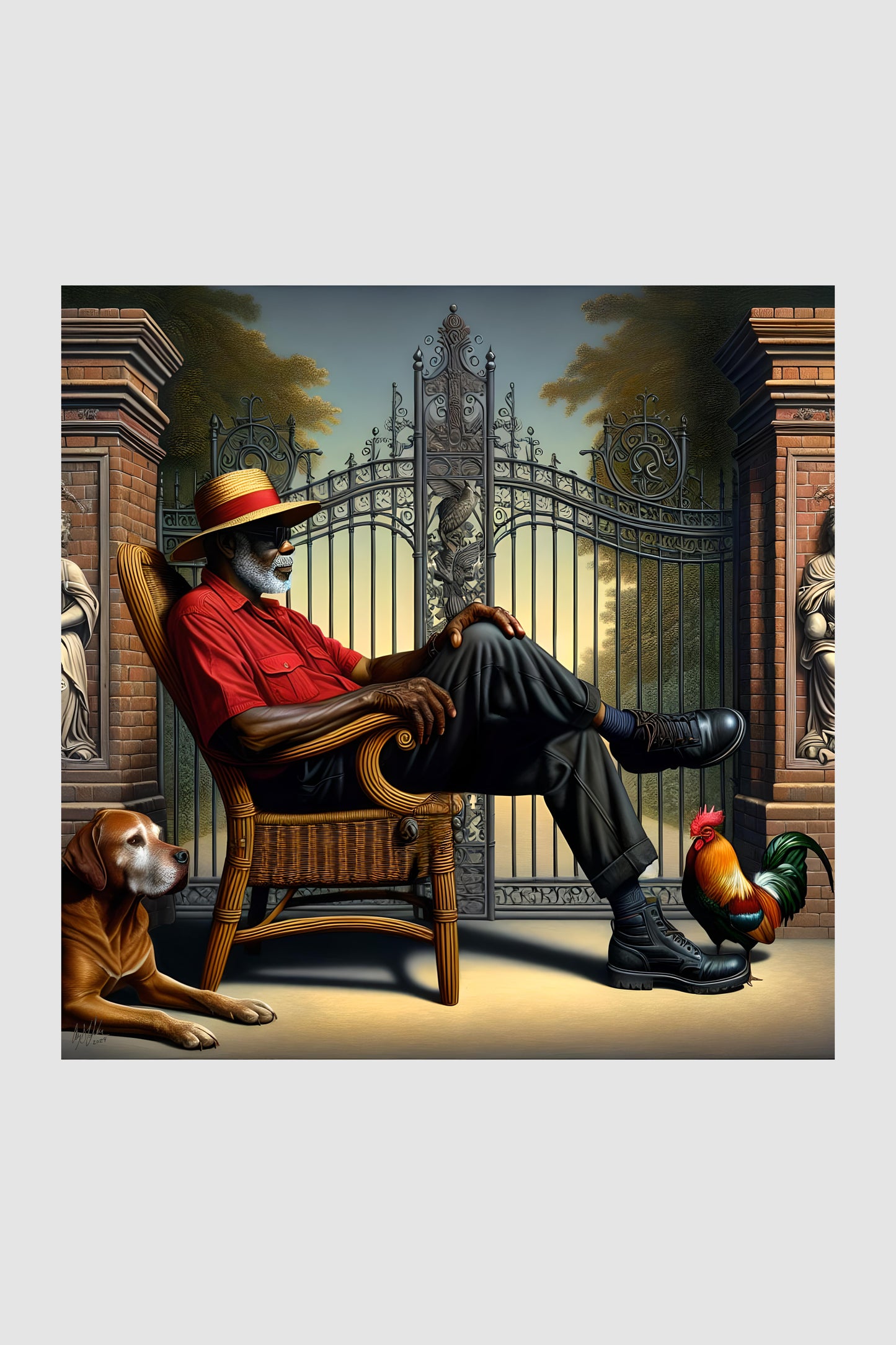 Papa Legba at the Gates 01 Digital Artwork