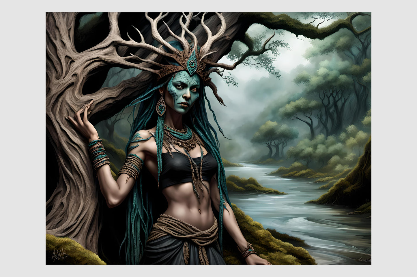Woods Witch - Digital Artwork