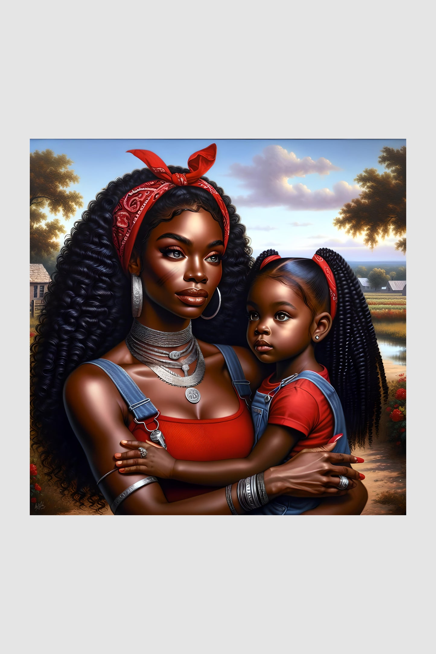 Erzulie Dantor and Anais Digital Artwork