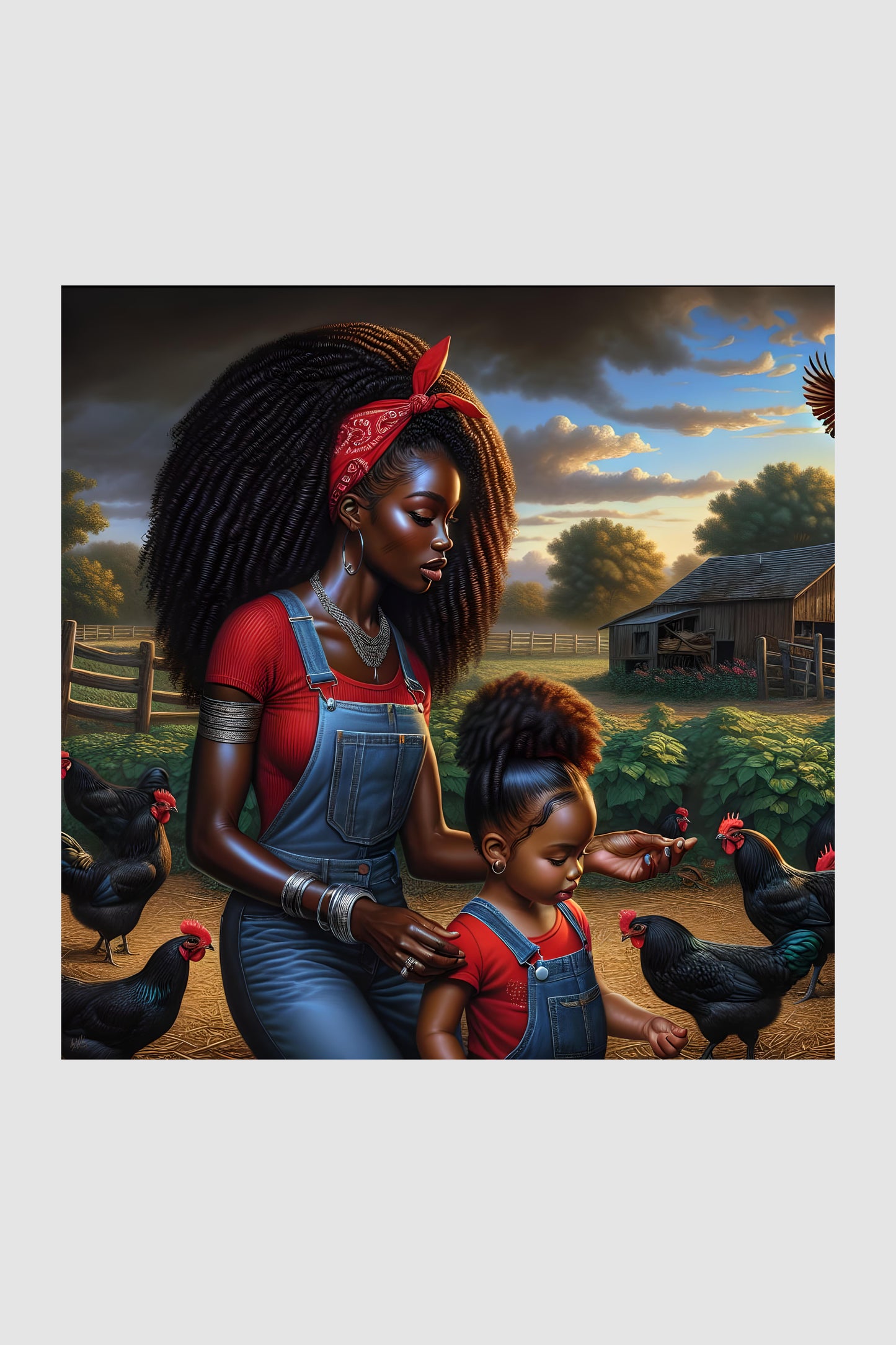 Erzulie Dantor and Anais Digital Artwork