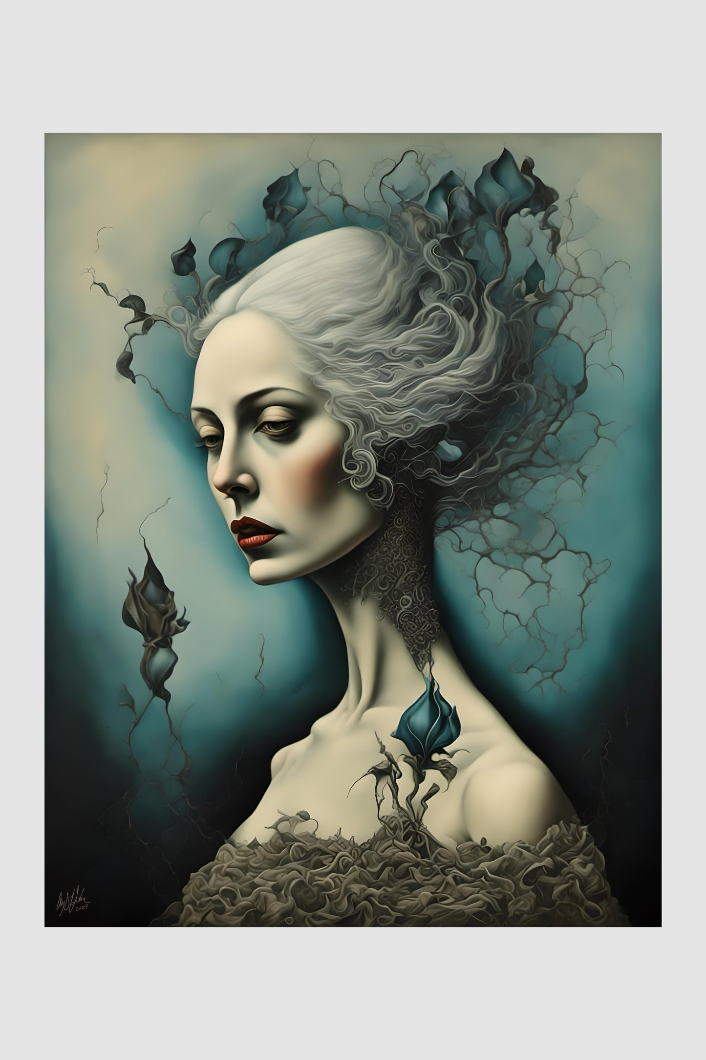 Calla Bleue - Digital Artwork