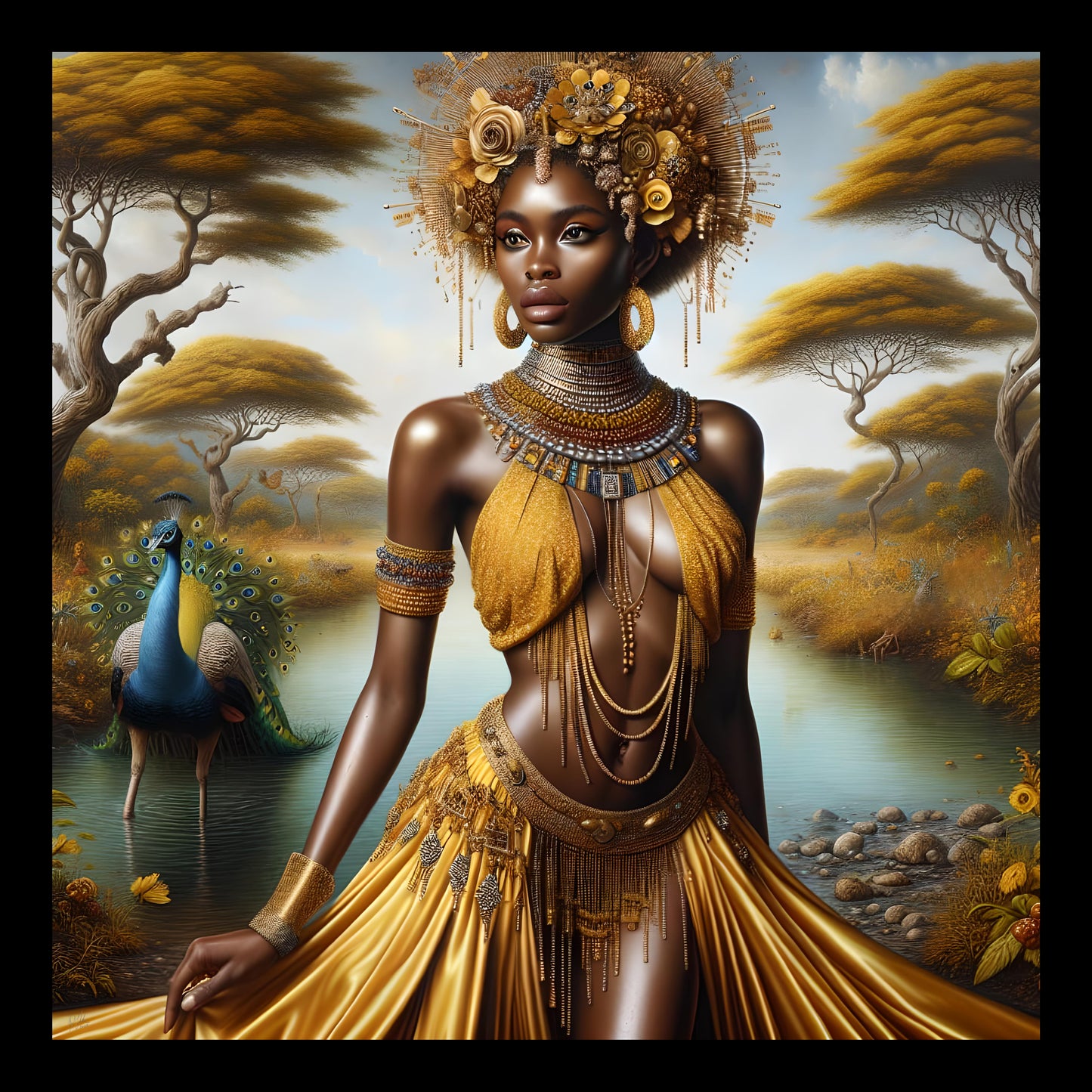 Oshun Digital Artwork