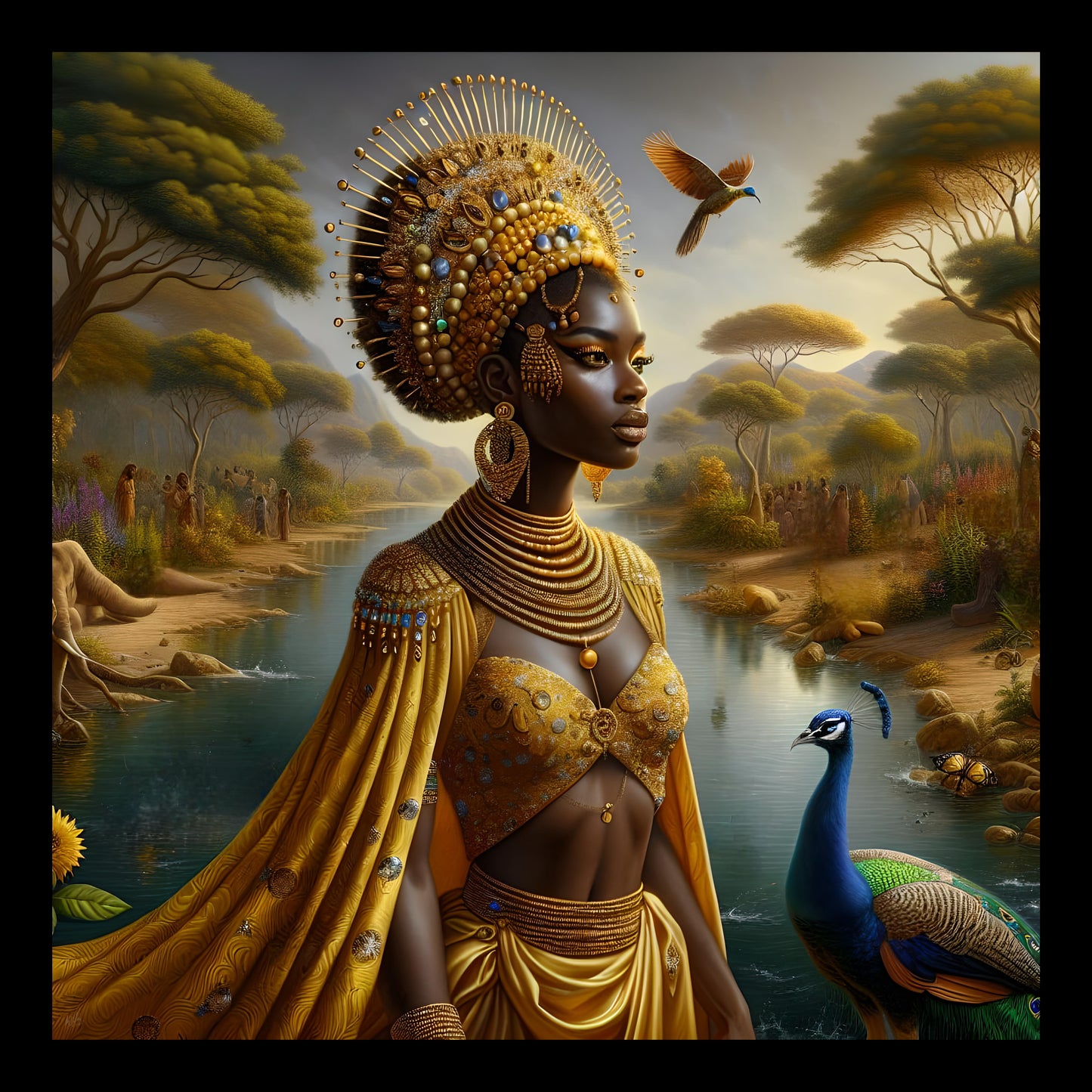 Oshun Digital Artwork