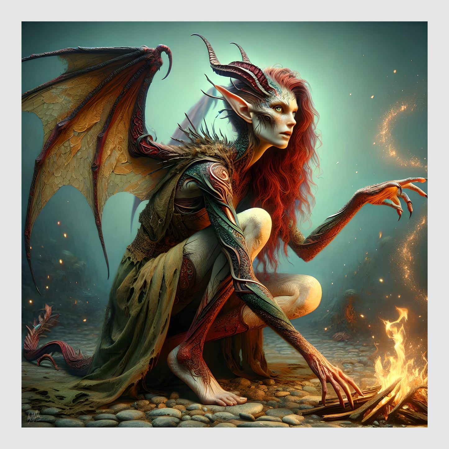 Dragonkin 01 - Digital Artwork