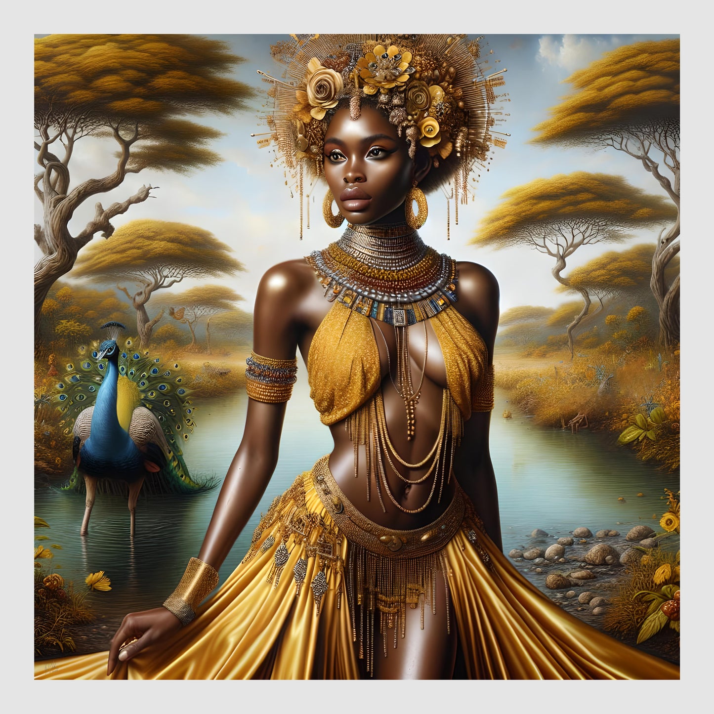 Oshun Digital Artwork