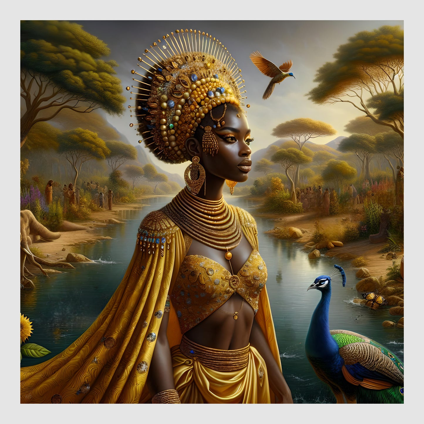 Oshun Digital Artwork