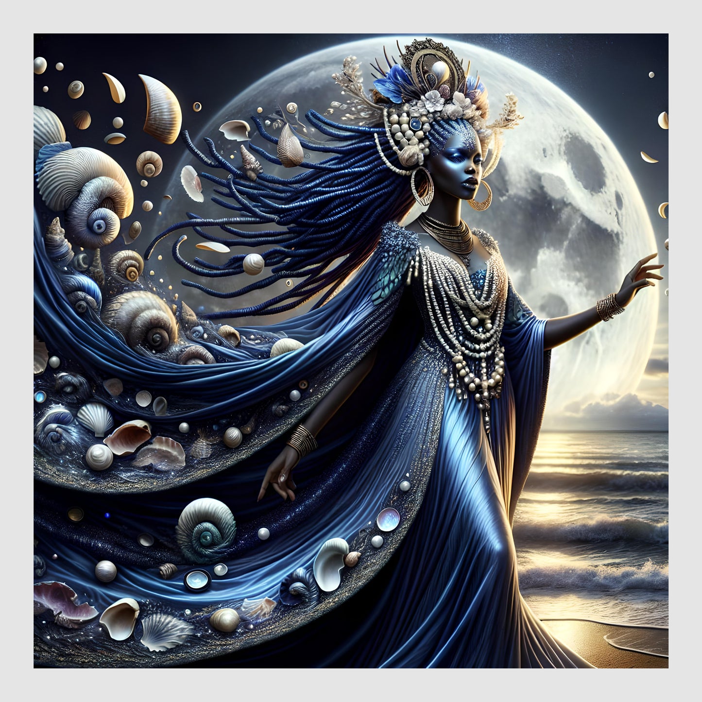 Yemaya Digital Artwork