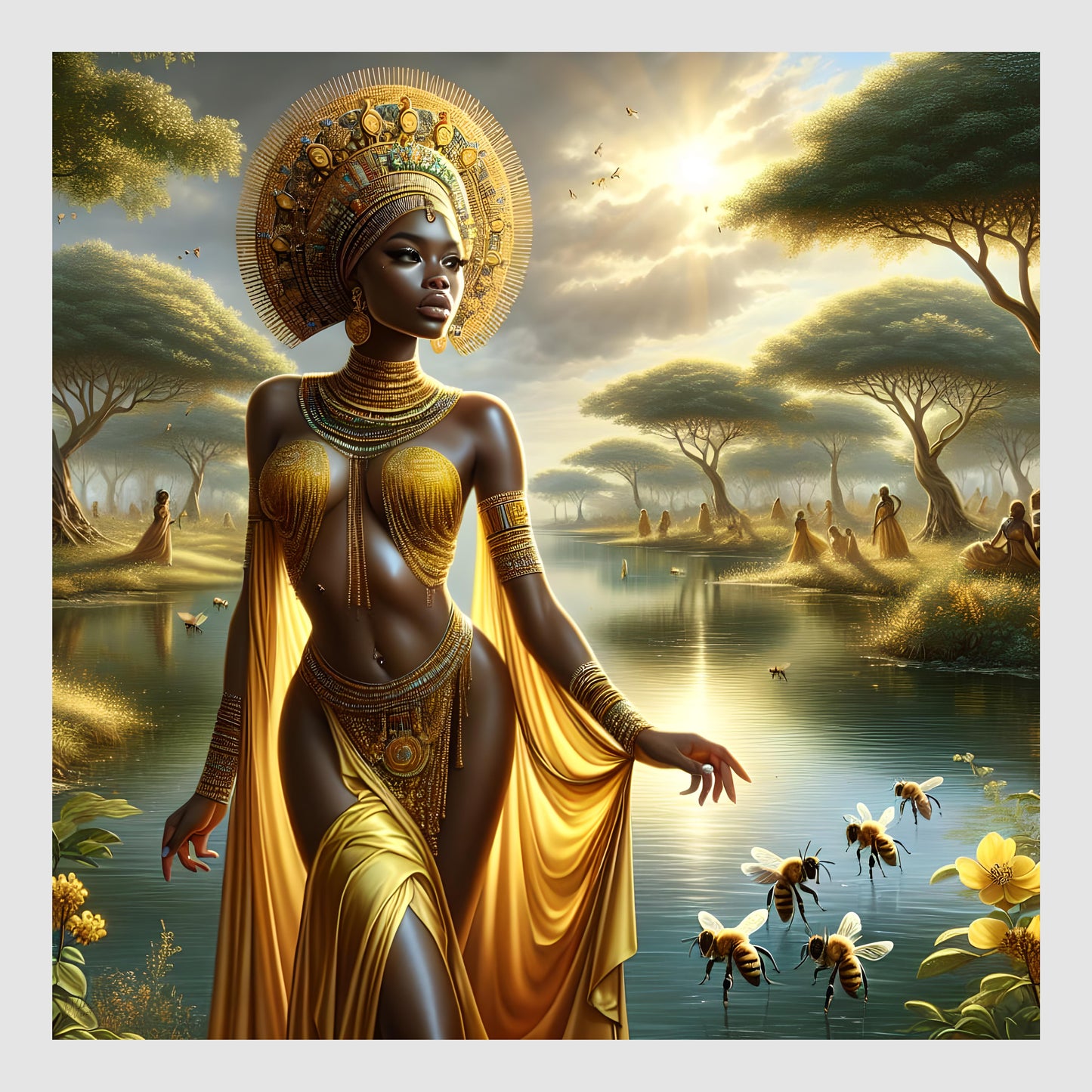 Oshun Digital Artwork