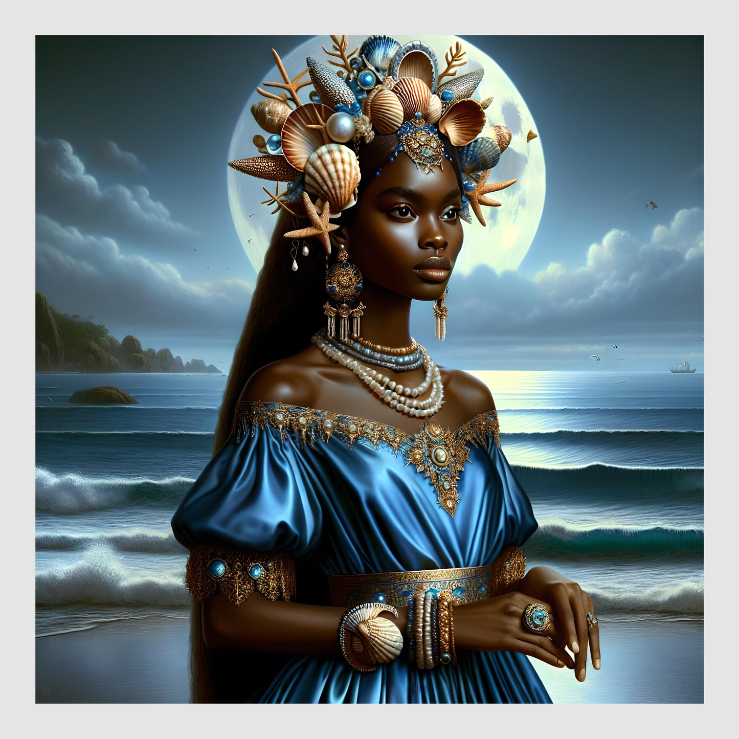 Yemaya Digital Artwork