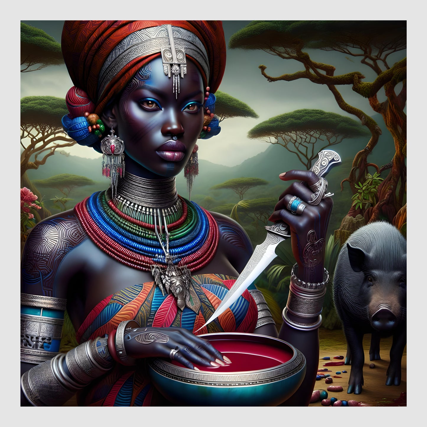 Erzulie Dantor Digital Artwork