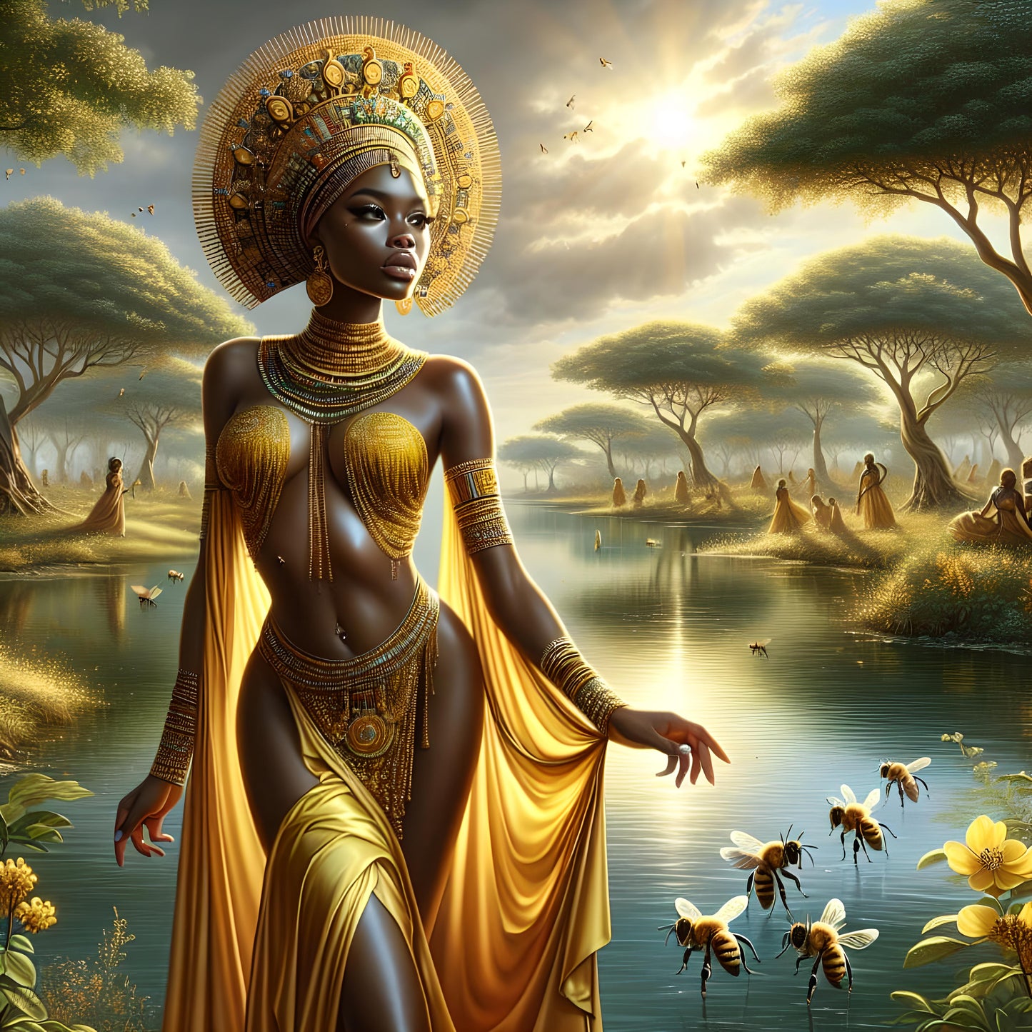 Oshun Digital Artwork