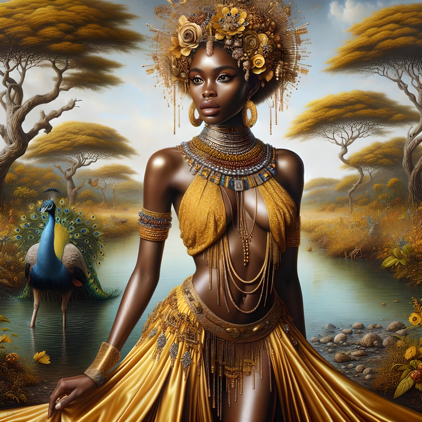 Oshun Digital Artwork