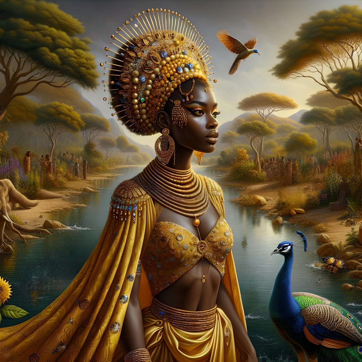 Oshun Digital Artwork