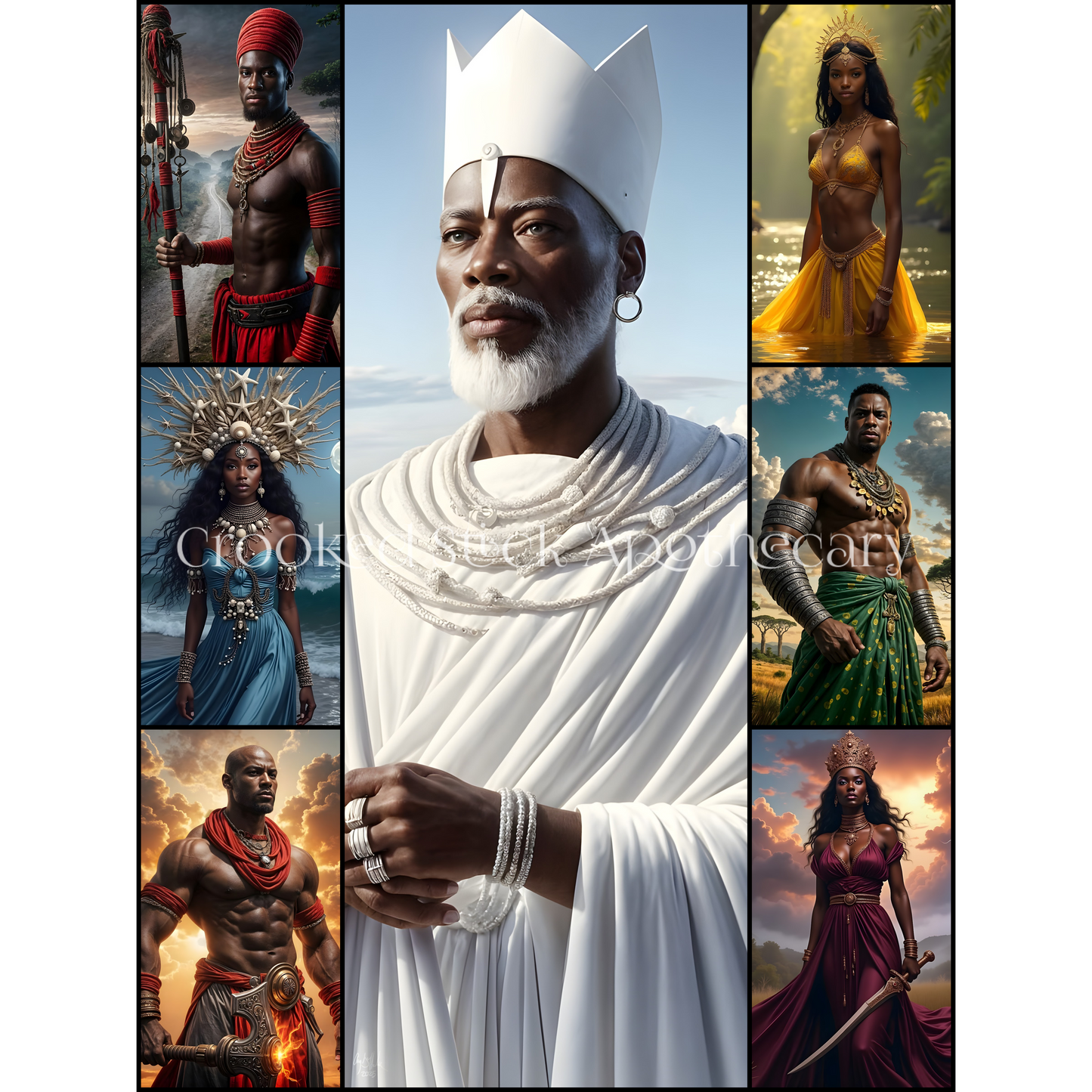 Seven African Powers Poster