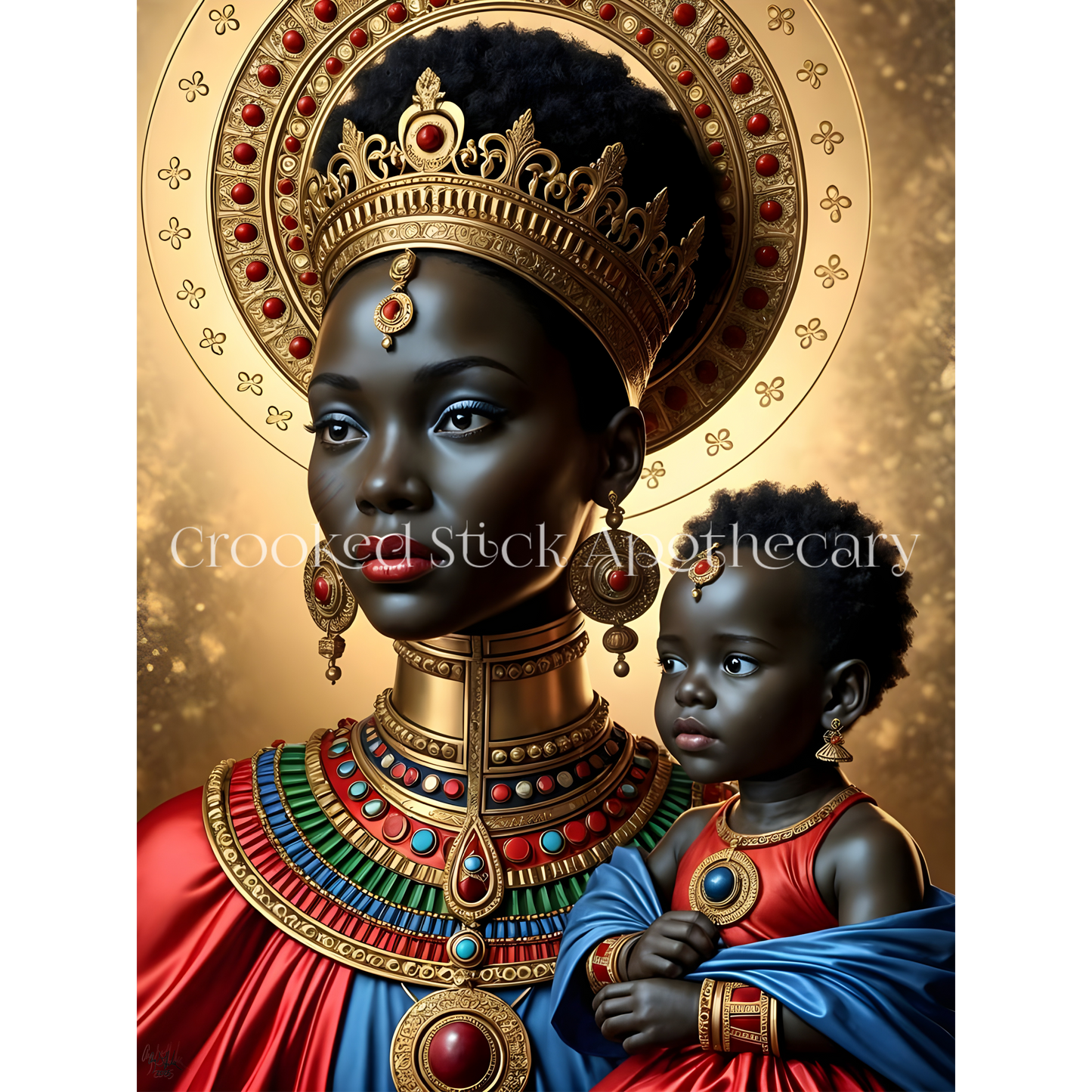 Saint Barbara Africana Poster