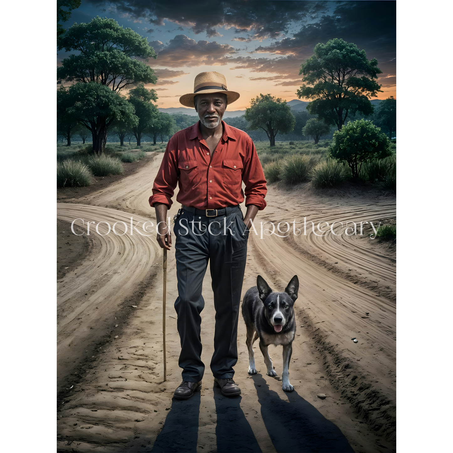 Papa Legba at the Crossroads Poster