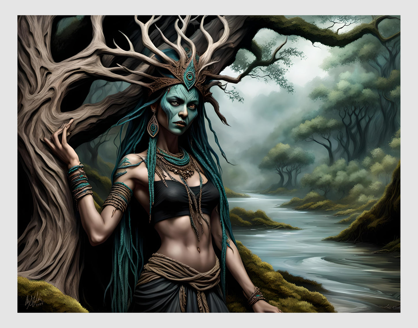 Woods Witch - Digital Artwork