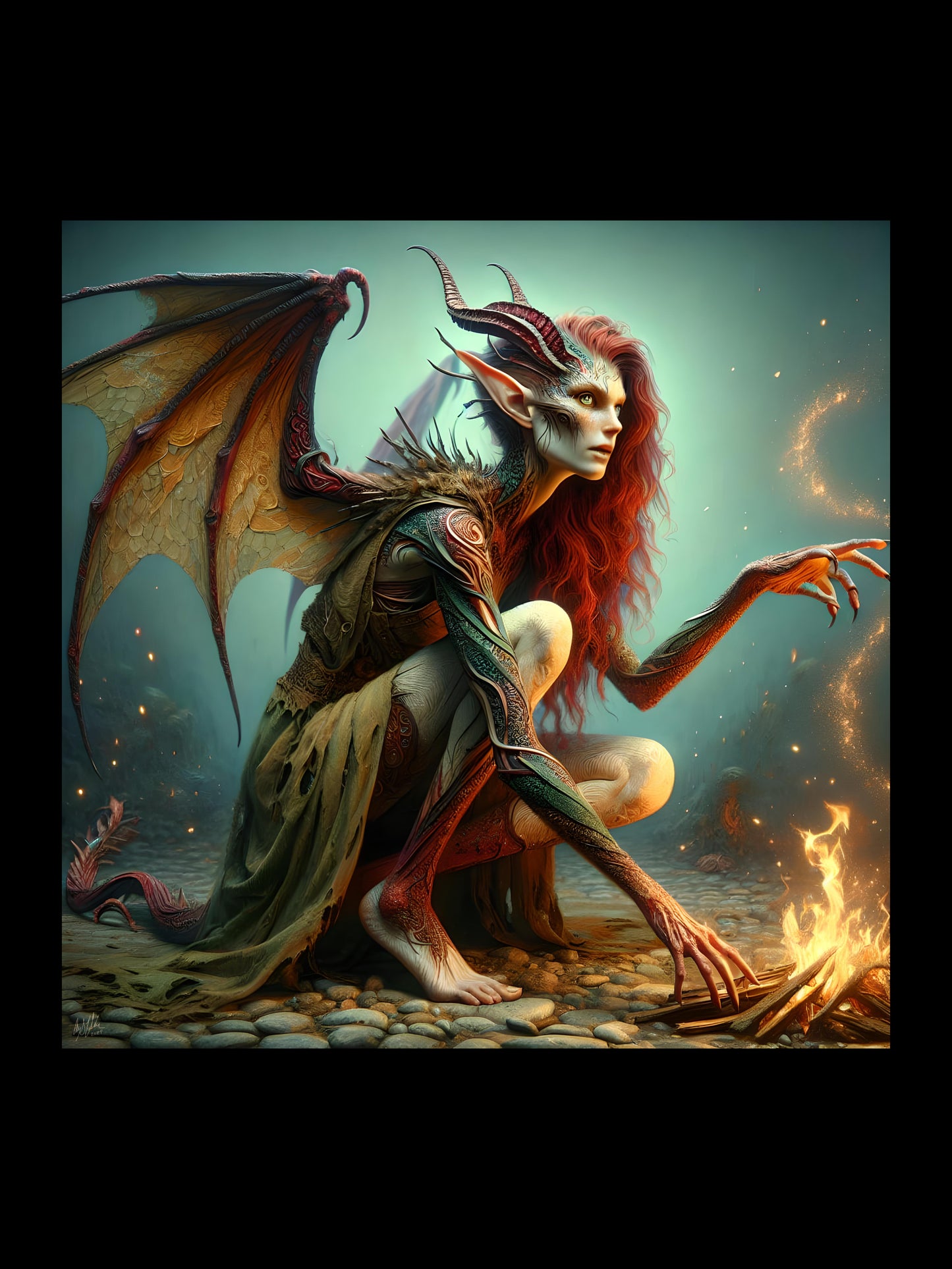 Dragonkin 01 - Digital Artwork