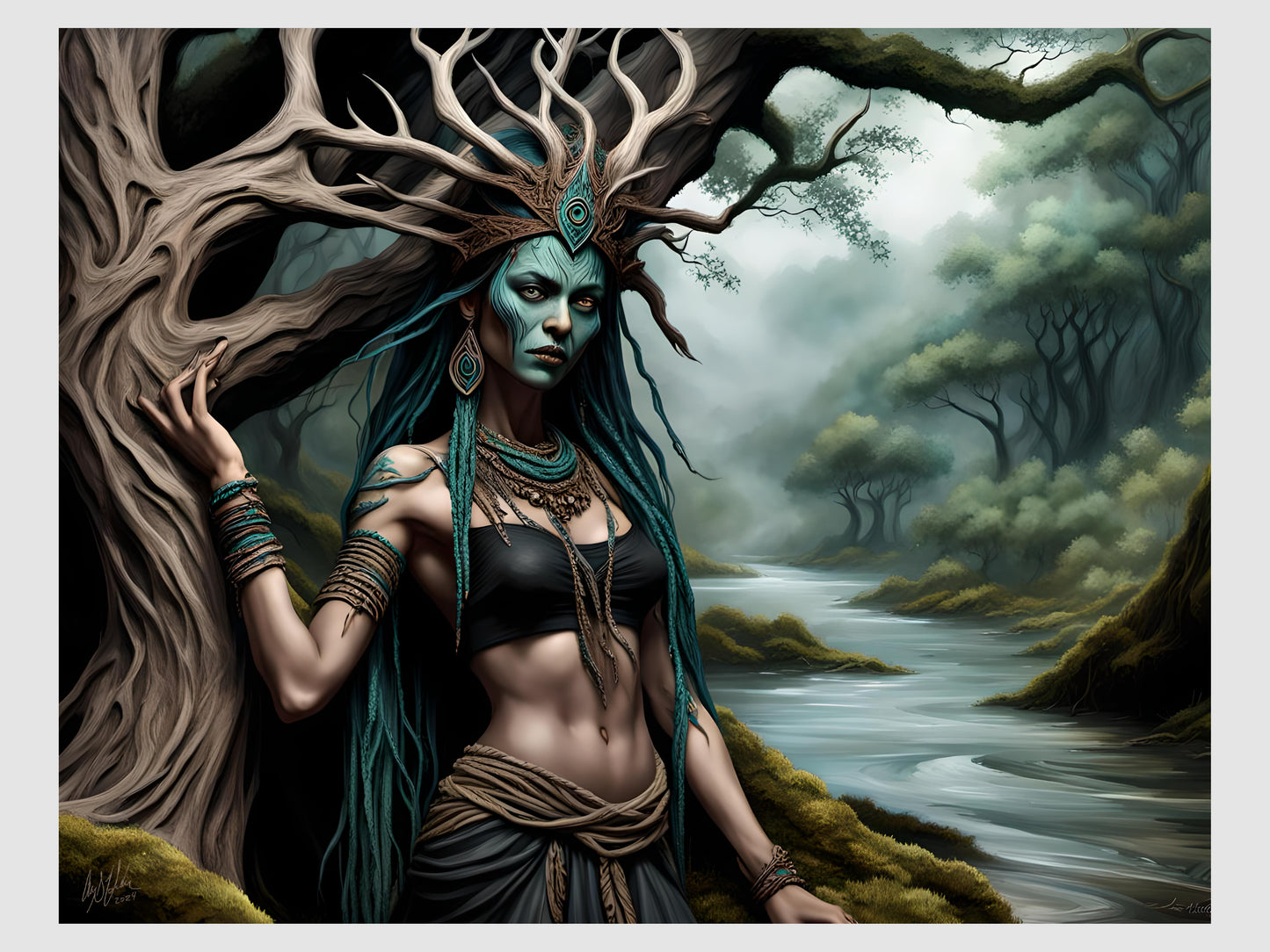 Woods Witch - Digital Artwork