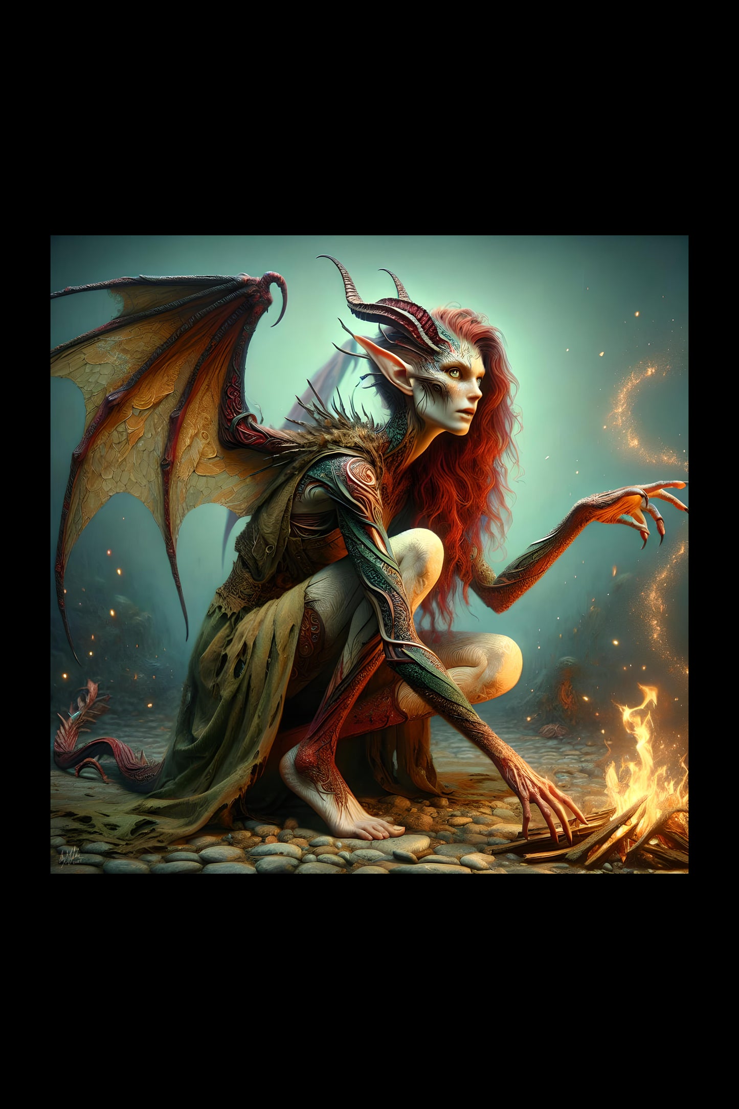 Dragonkin 01 - Digital Artwork