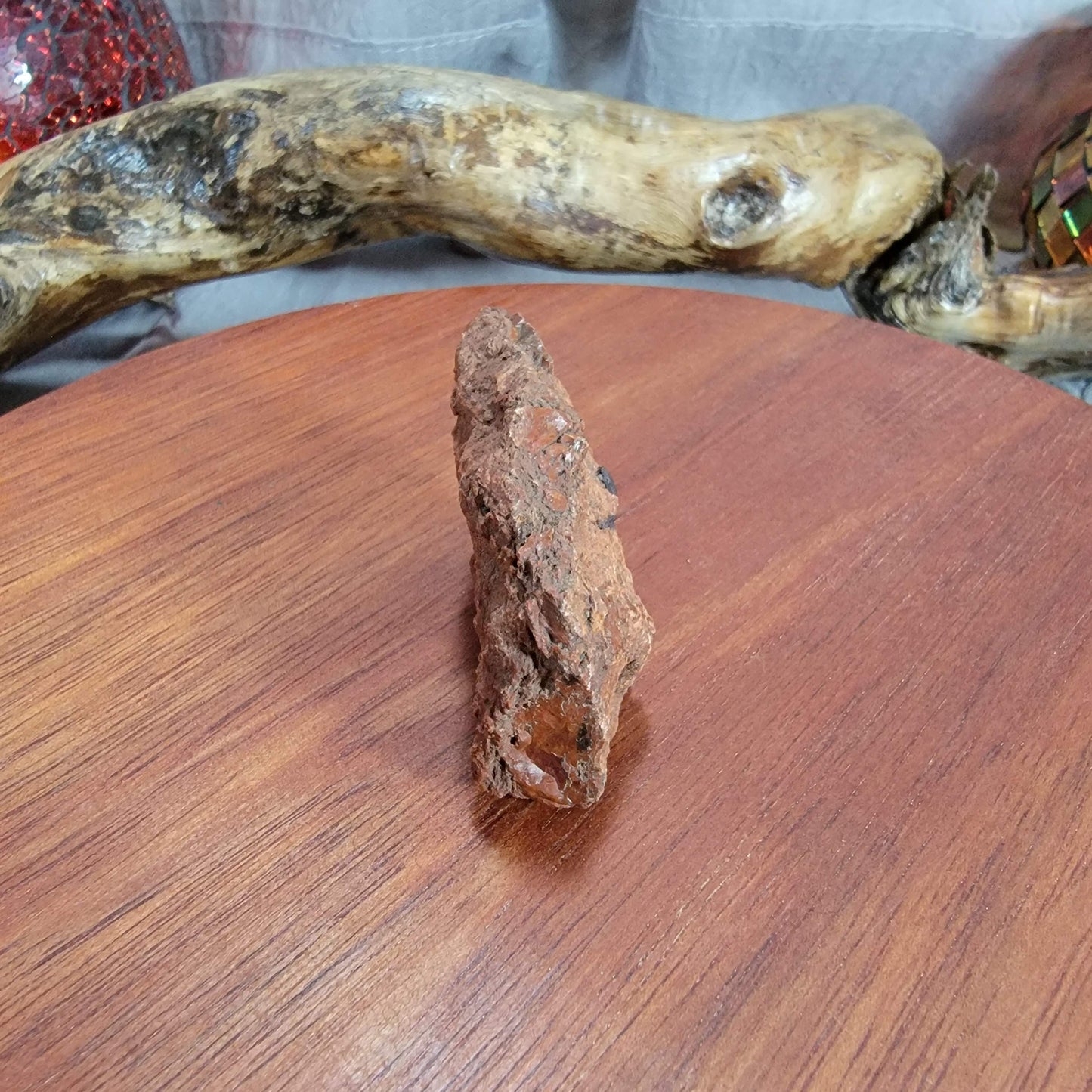 Red Petrified, Agatized Wood