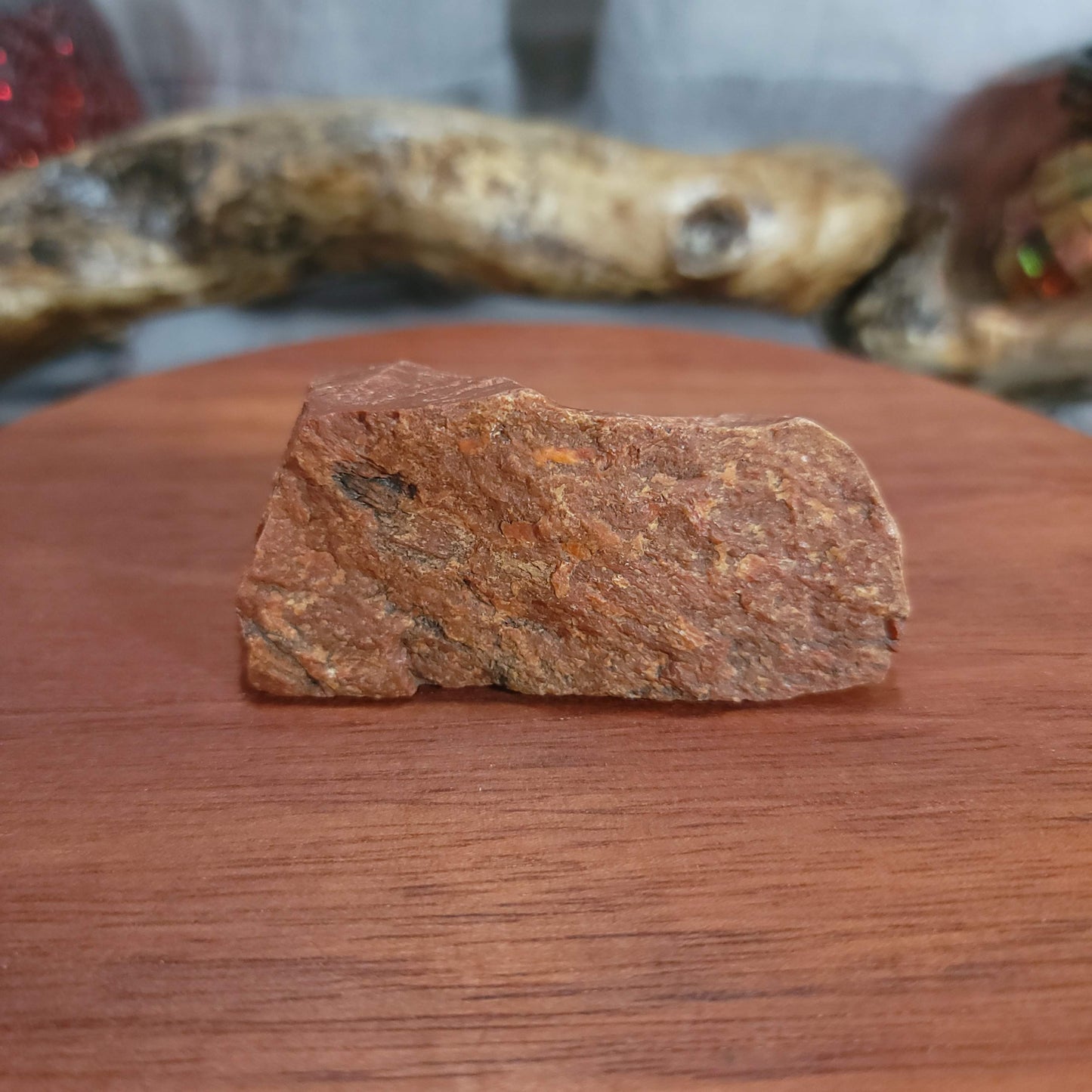 Red Petrified, Agatized Wood